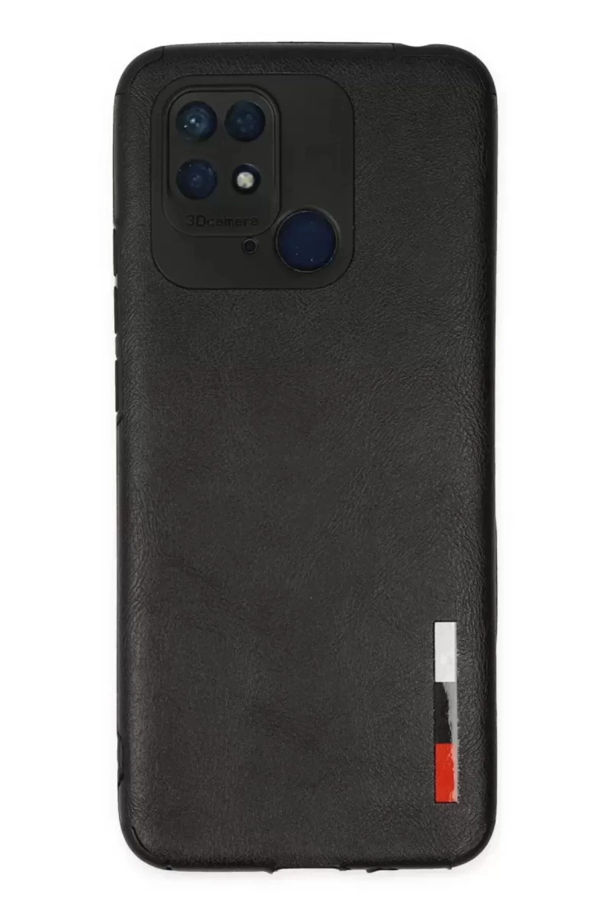Newface Xiaomi Redmi 10c Kılıf Loop Deri Silikon - Siyah