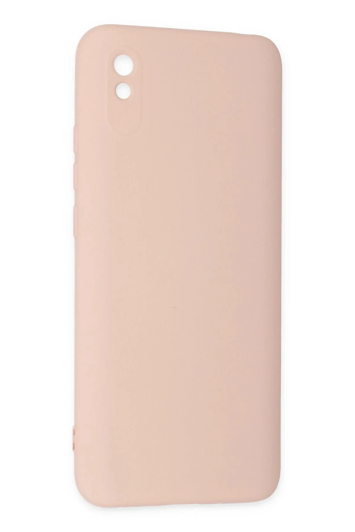 Newface Xiaomi Redmi 9a Kılıf Nano İçi Kadife Silikon - Pudra