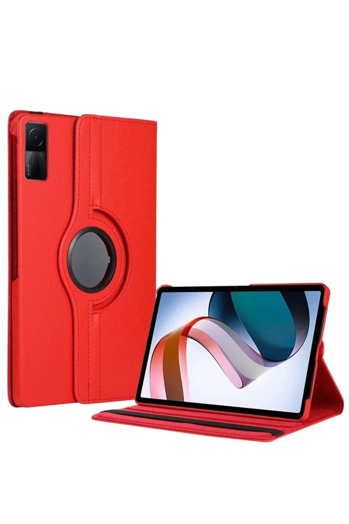 Newface Xiaomi Redmi Pad Se 4g Kılıf 360 Tablet Deri Kılıf - Kırm