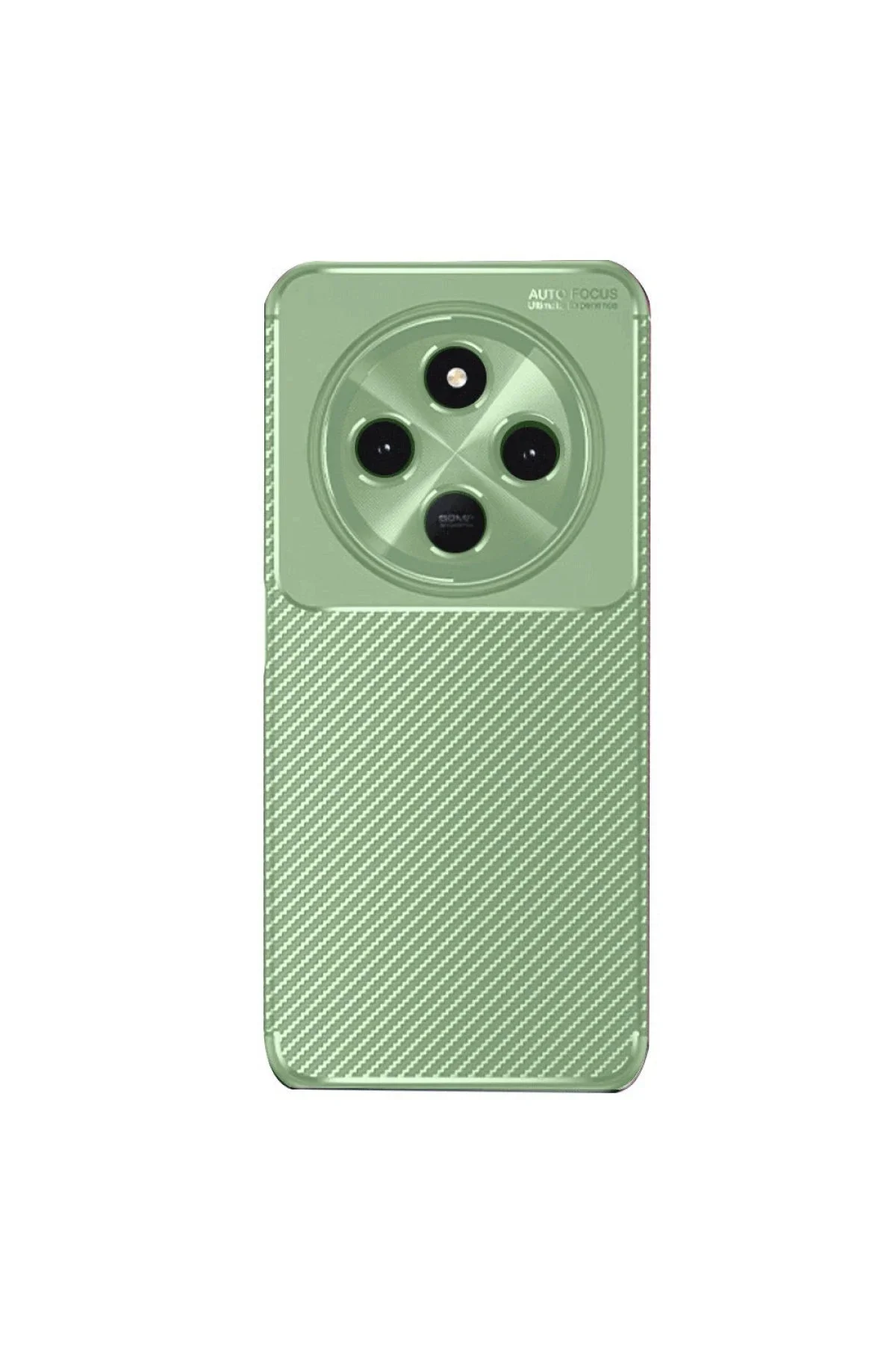 Newface Xiaomi Redmi 14c Kılıf Auto Focus Karbon Kapak - Su Yeşil