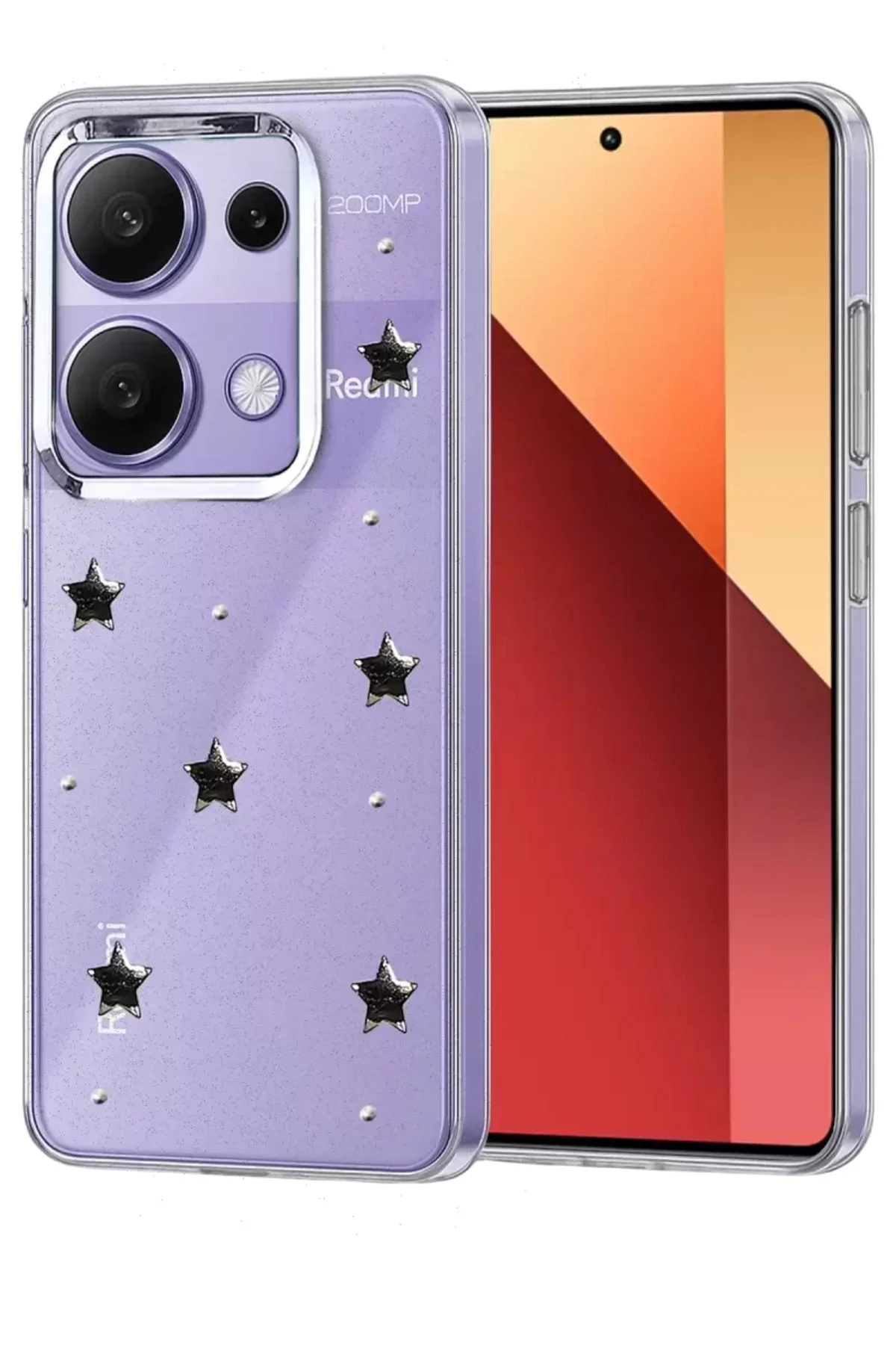 Newface Xiaomi Redmi Note 13 Pro 4g Fiyonk Desenli Kapak - Desen 