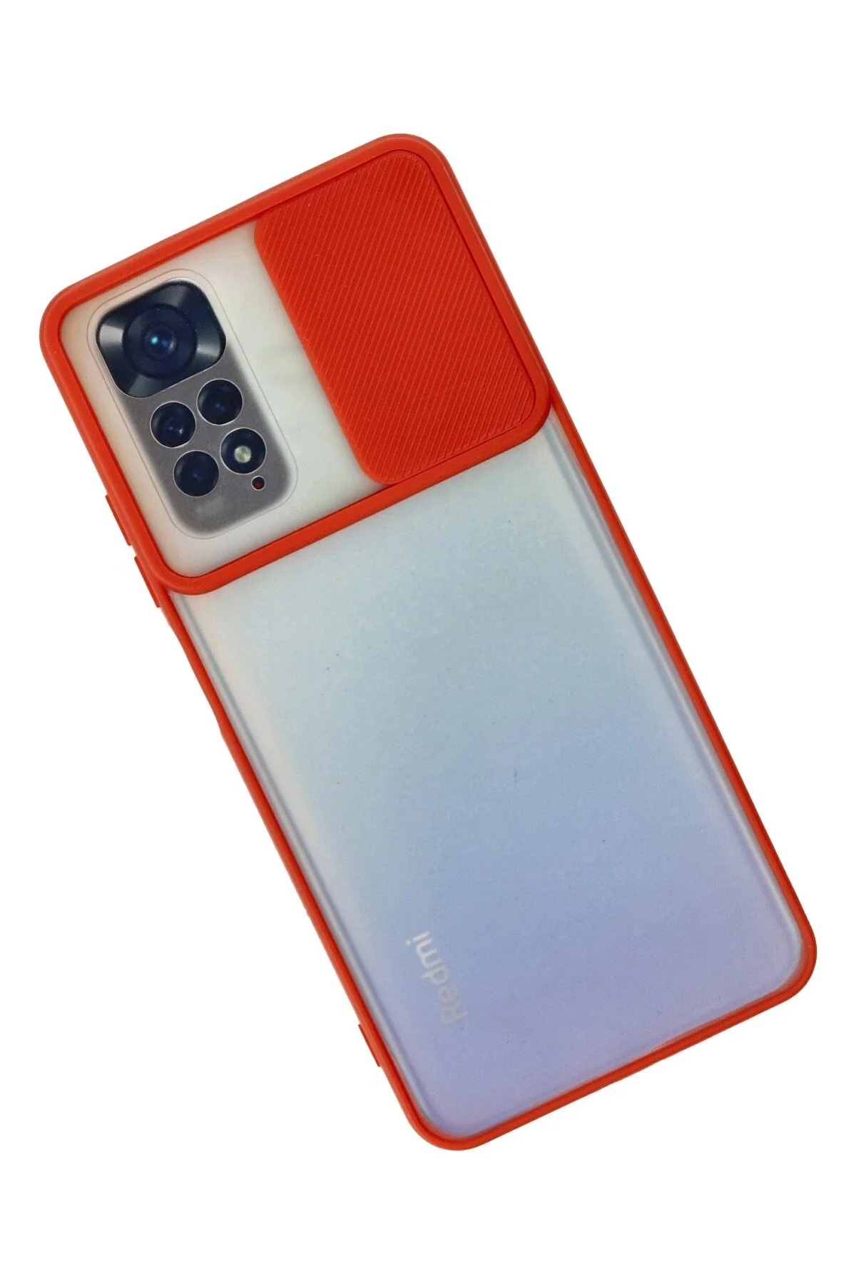 Newface Xiaomi Redmi Note 11 Kılıf Palm Buzlu Kamera Sürgülü Sili