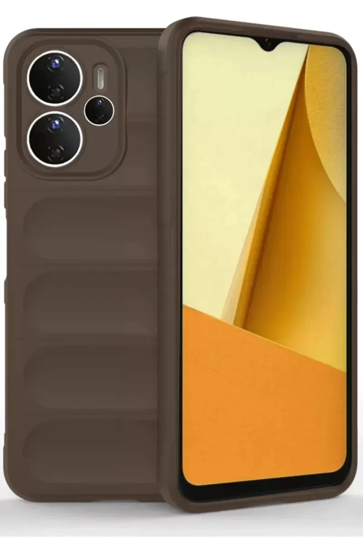 Newface Xiaomi Redmi Note 14 4g Kılıf Optimum Silikon - Kahvereng