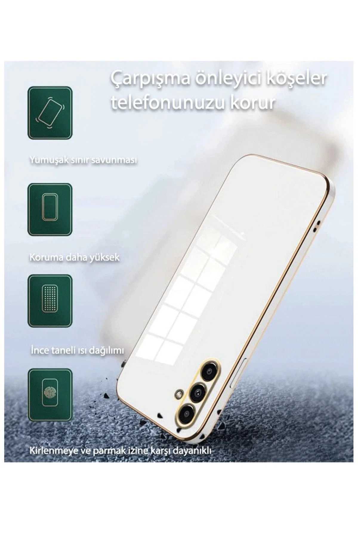Newface Xiaomi Redmi Note 14 Pro Plus Kılıf Volet Silikon - Beyaz
