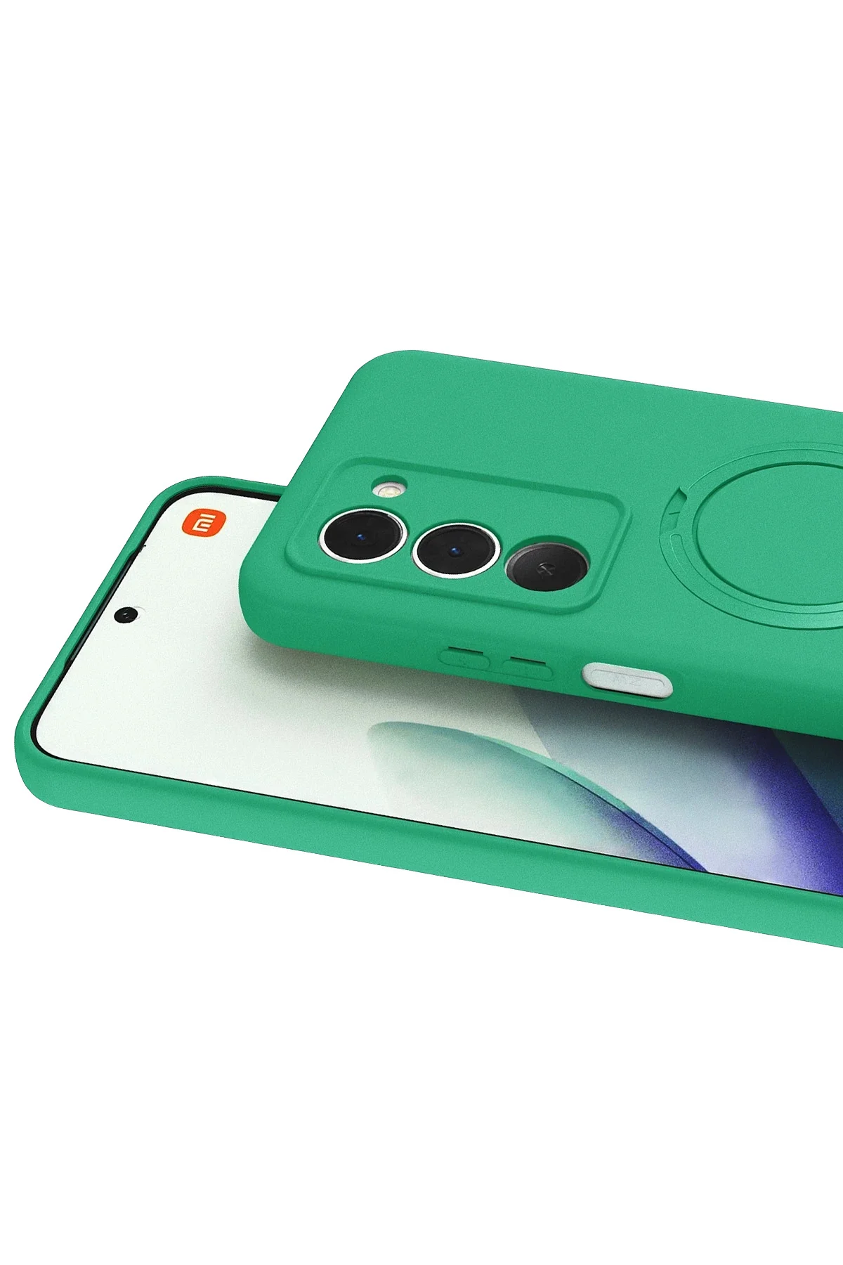 Newface Xiaomi Redmi 15 4g Regal Magsafe Standlı Kapak - Yeşil