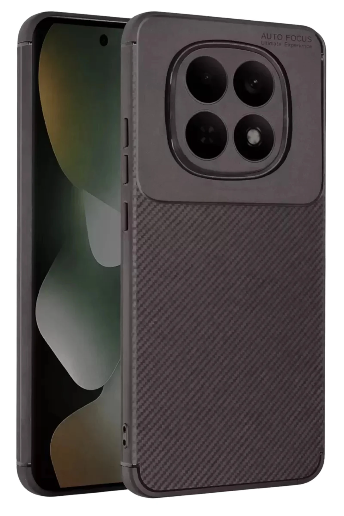 Newface Xiaomi Redmi Note 15 Pro 5g Auto Focus Karbon Kapak - Gri