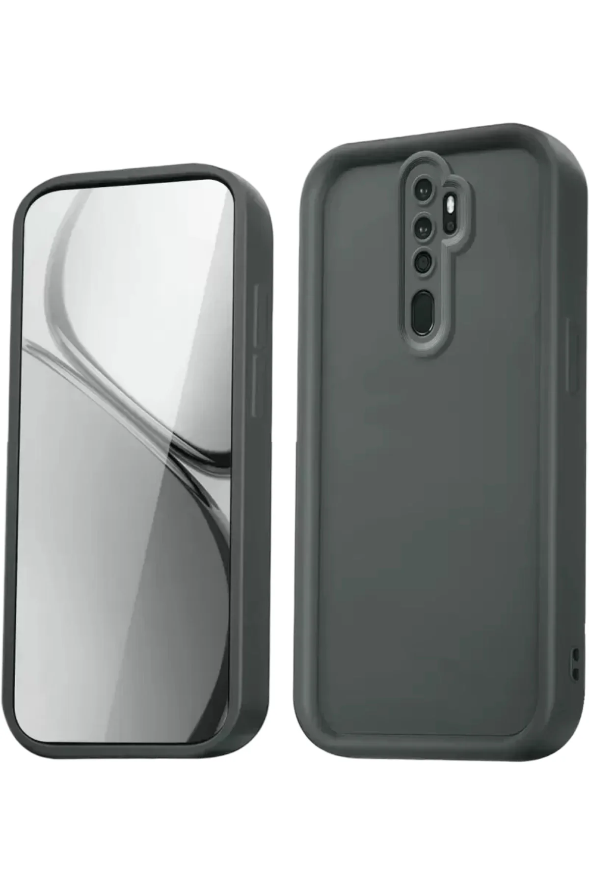 Newface Xiaomi Redmi Note 8 Pro Kılıf Viera Silikon - Gri