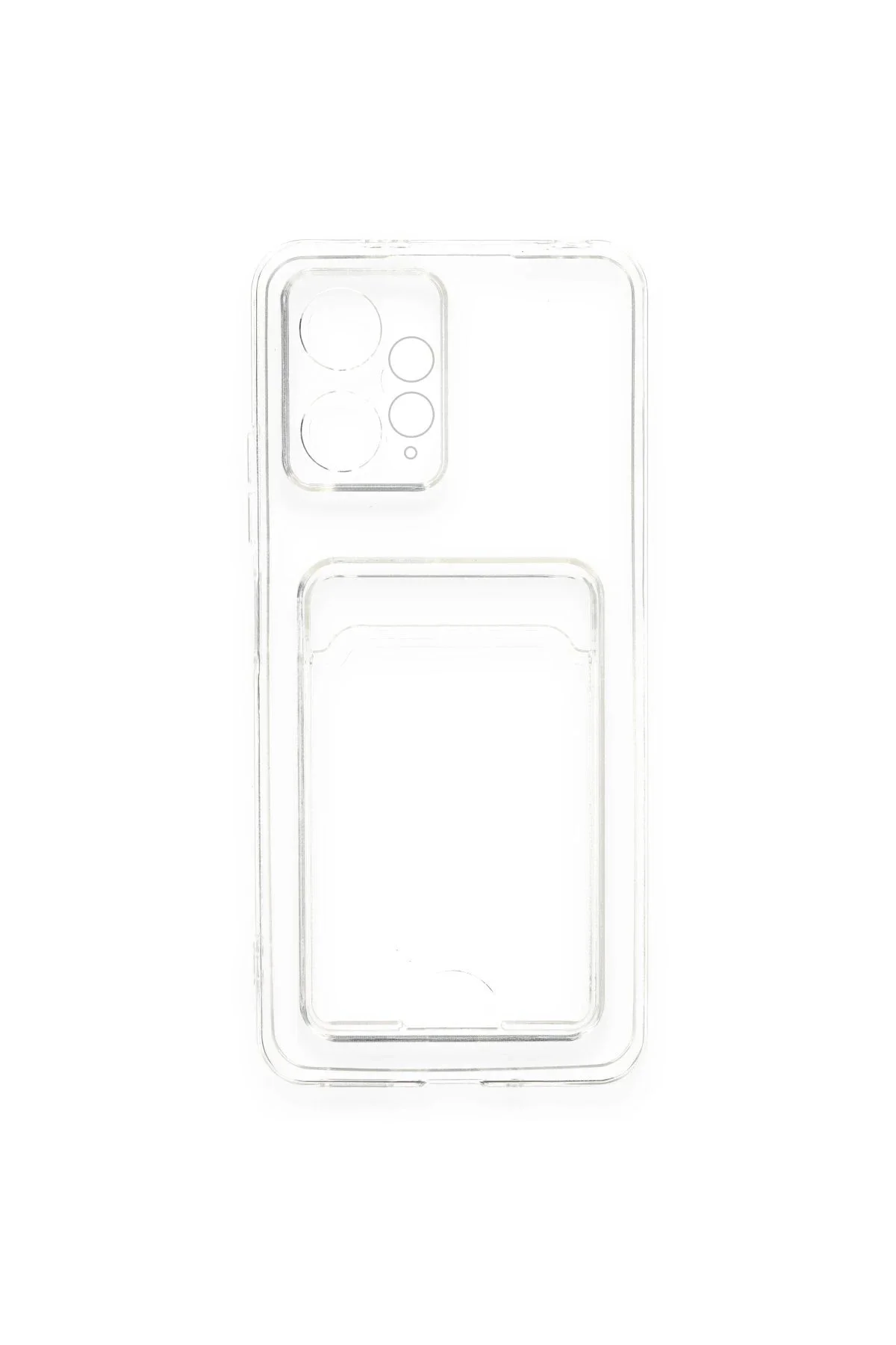 Newface Xiaomi Redmi Note 12 4g Kılıf Kart Şeffaf Silikon - Şeffa
