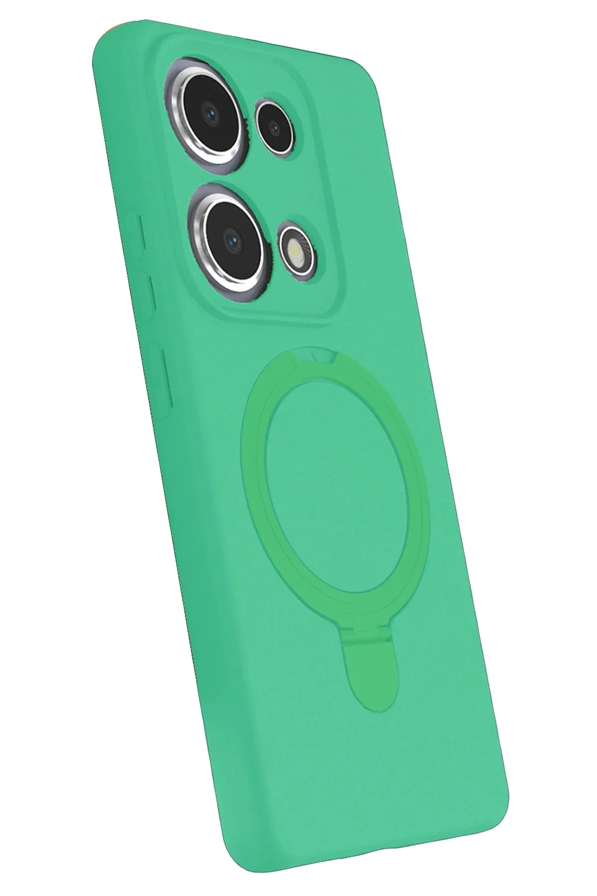 Newface Xiaomi Redmi Note 13 Pro 4g Regal Magsafe Standlı Kapak - Yeşil