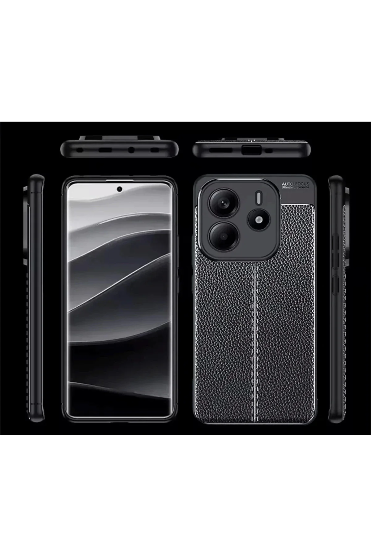 Newface Xiaomi Redmi Note 14 4g Kılıf Auto Focus Kapak - Koyu Yeşil