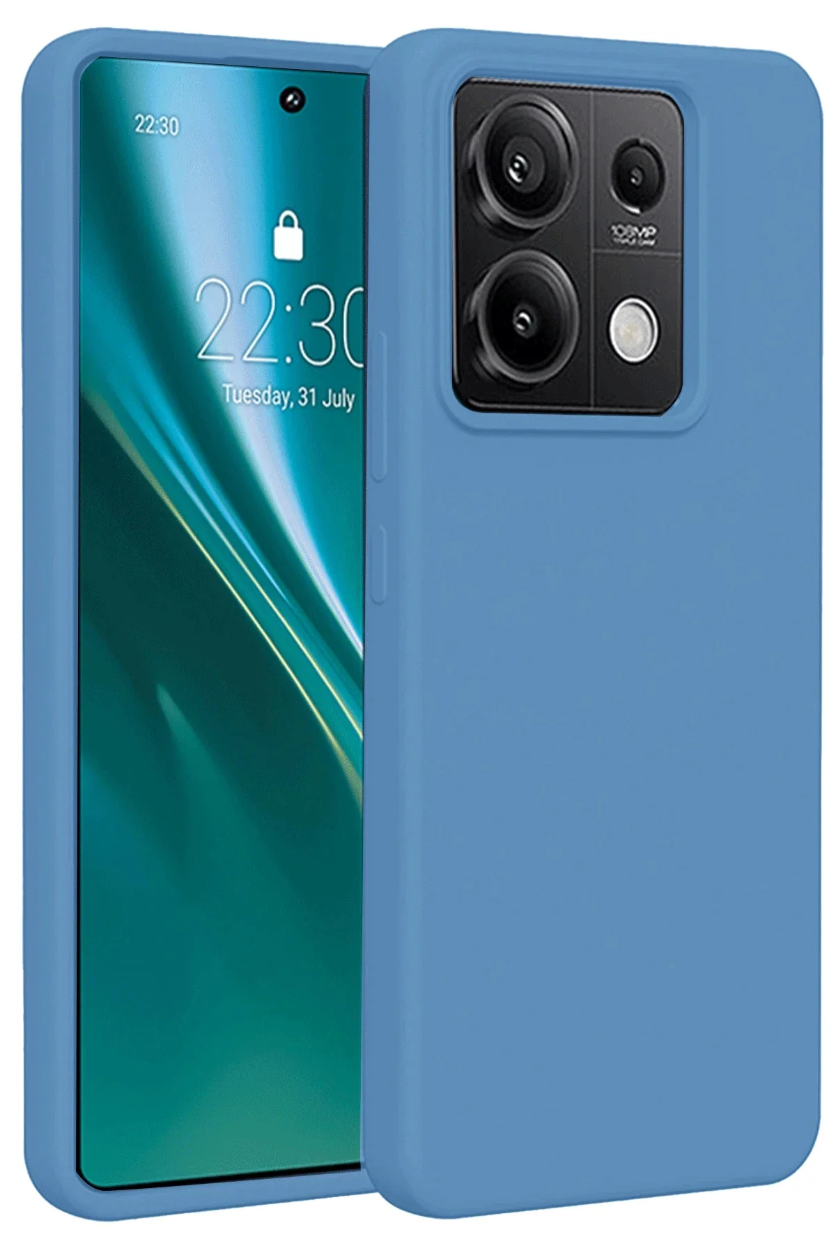 Newface Xiaomi Redmi Note 13 Pro 5g Kılıf First Silikon - Mavi