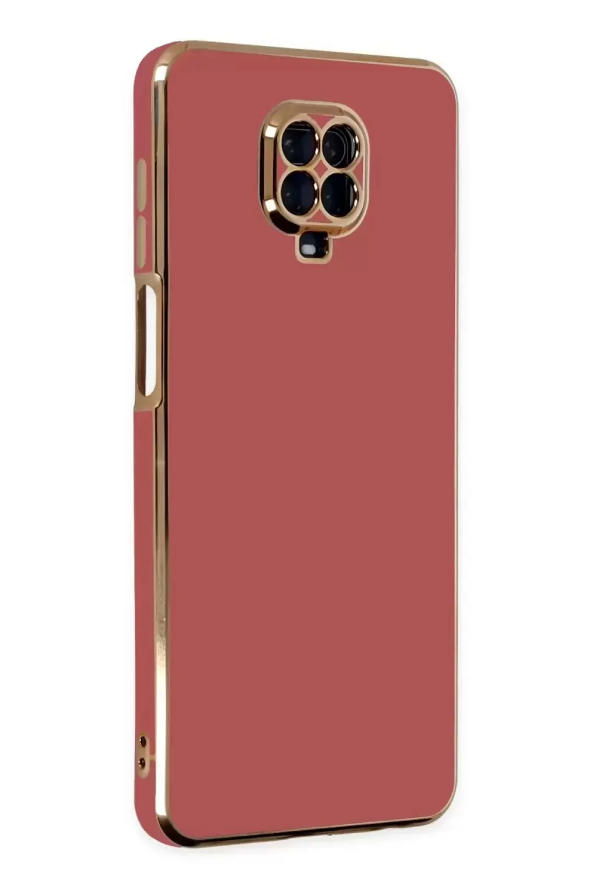 Newface Xiaomi Redmi Note 9 Pro Kılıf Volet Silikon - Kırmızı
