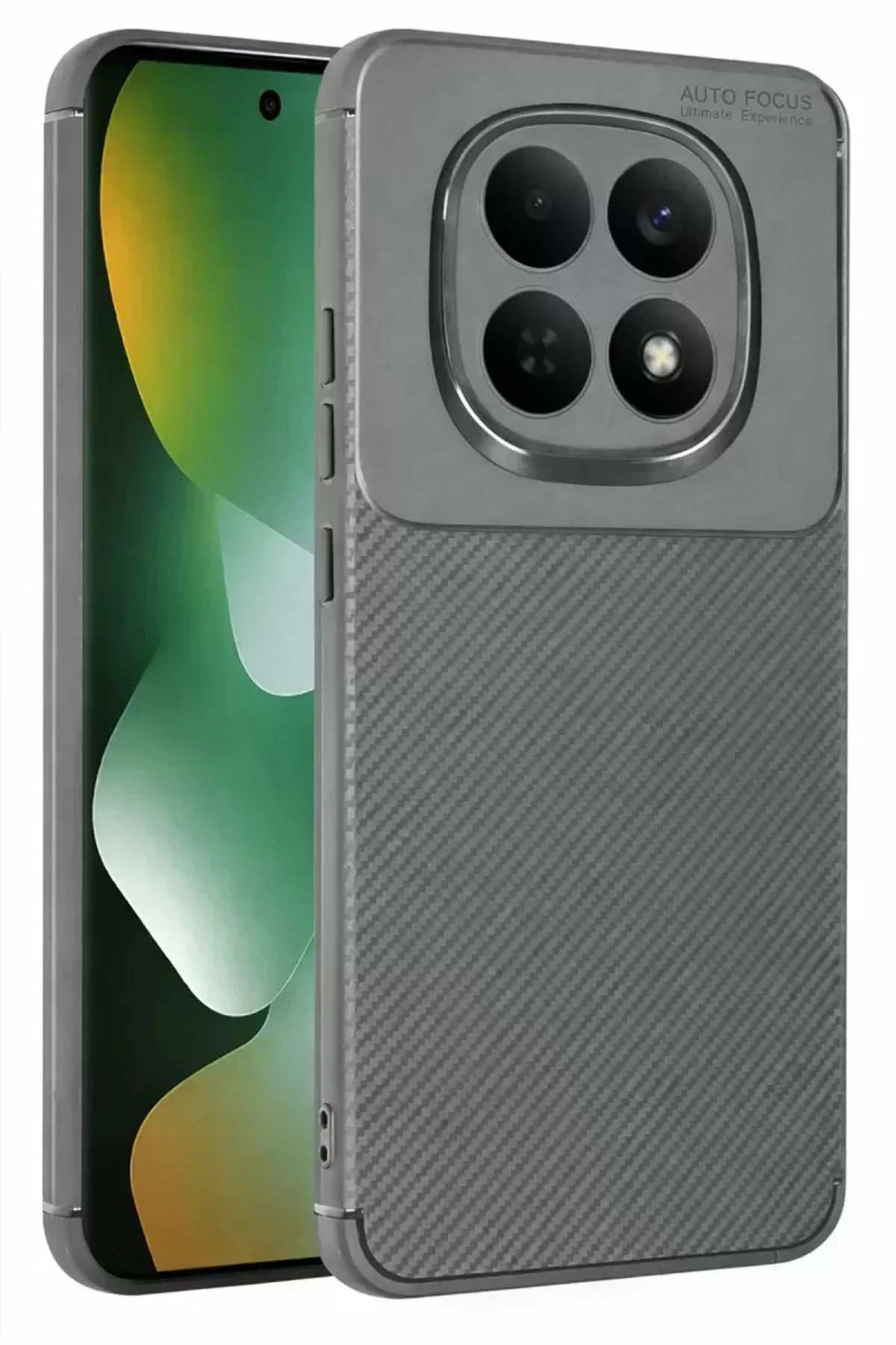 Newface Xiaomi Redmi Note 15 4g Auto Focus Karbon Kapak - Gri