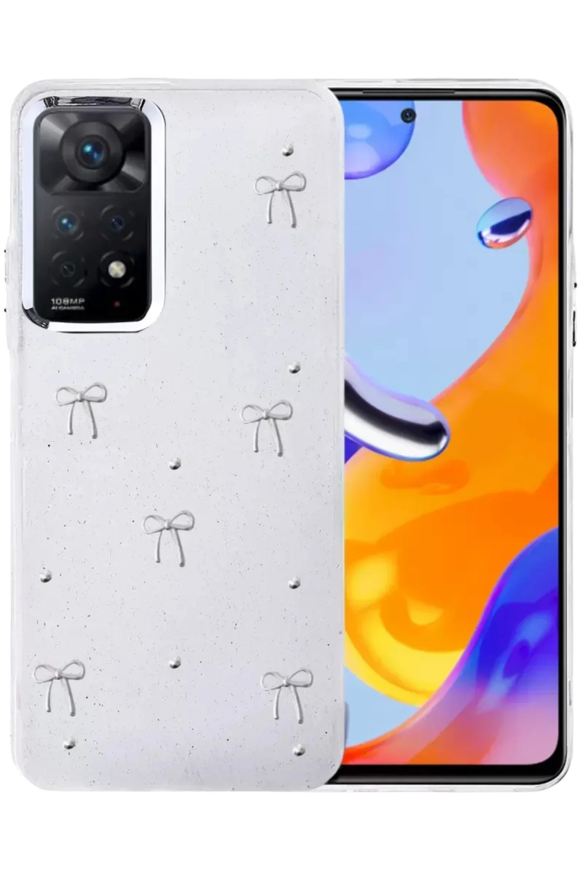 Newface Xiaomi Redmi Note 11 Pro Fiyonk Desenli Kapak - Desen 5