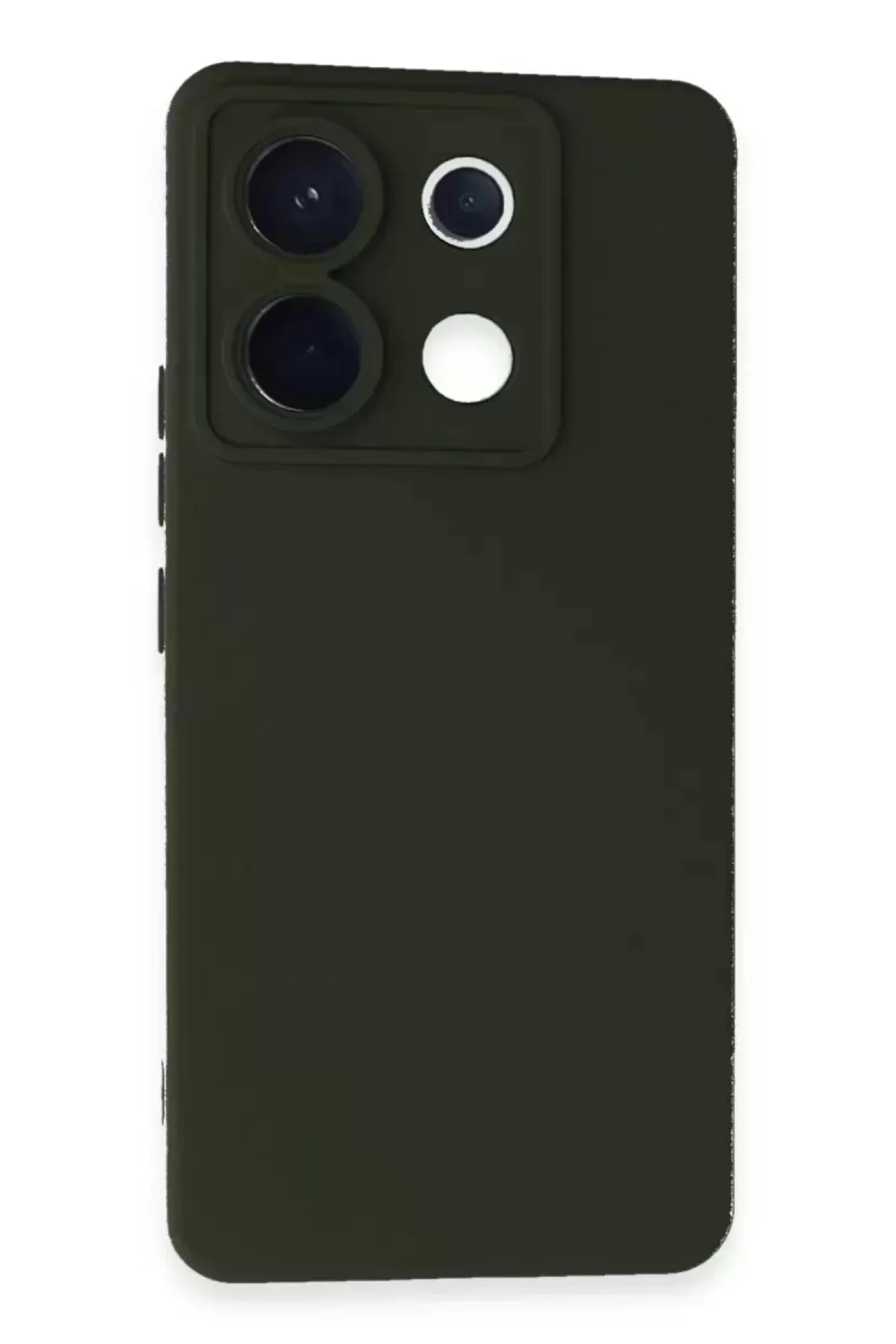 Newface Xiaomi Redmi Note 13 Pro 5g Kılıf Nano İçi Kadife Silikon - Koyu Yeşil