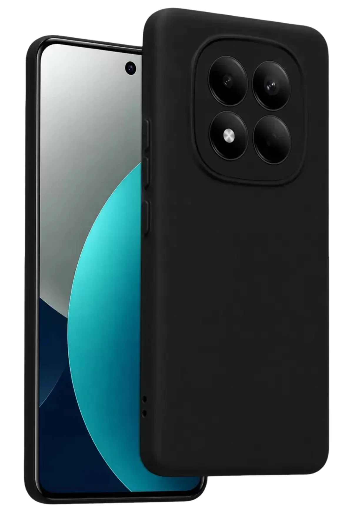 Newface Xiaomi Redmi Note 15 4g Nano İçi Kadife Silikon - Siyah