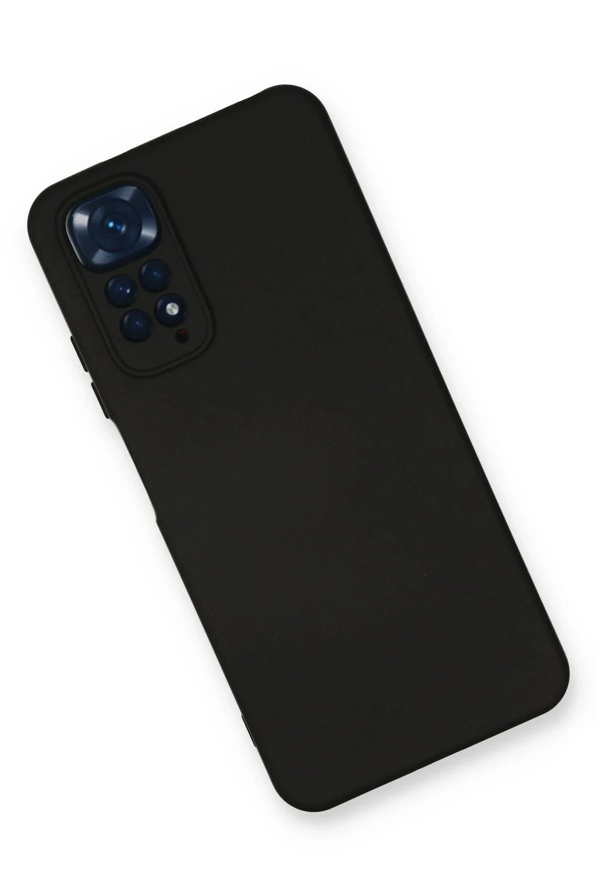 Newface Xiaomi Redmi Note 11 Kılıf Nano İçi Kadife Silikon - Siya