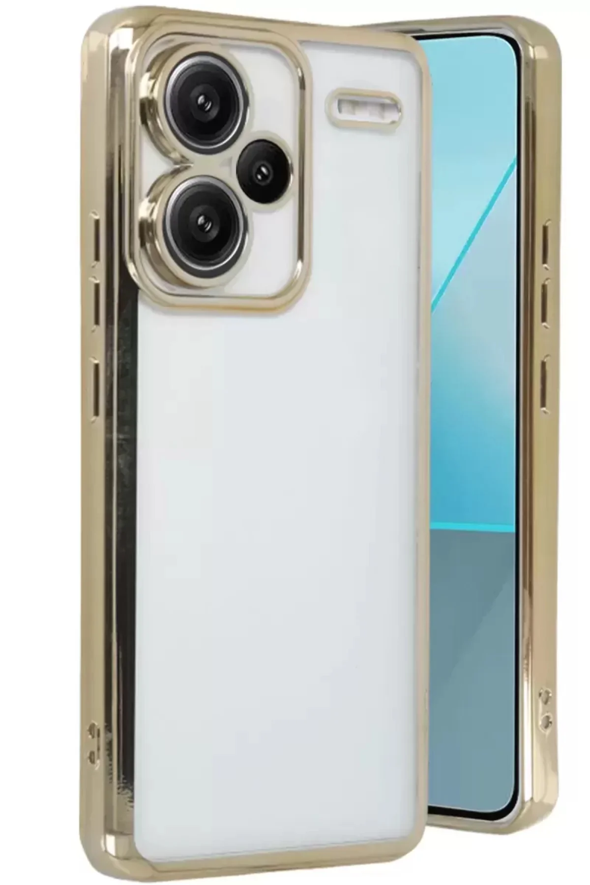 Newface Xiaomi Redmi Note 13 Pro Plus Kılıf Razer Lensli Silikon 