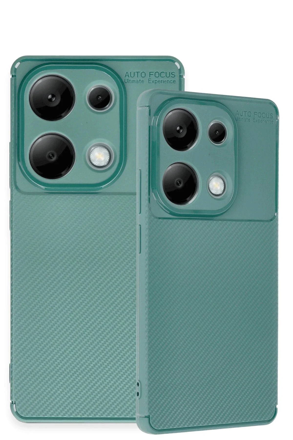 Newface Xiaomi Redmi Note 13 Pro 4g Kılıf Auto Focus Karbon Kapak - Koyu Yeşil