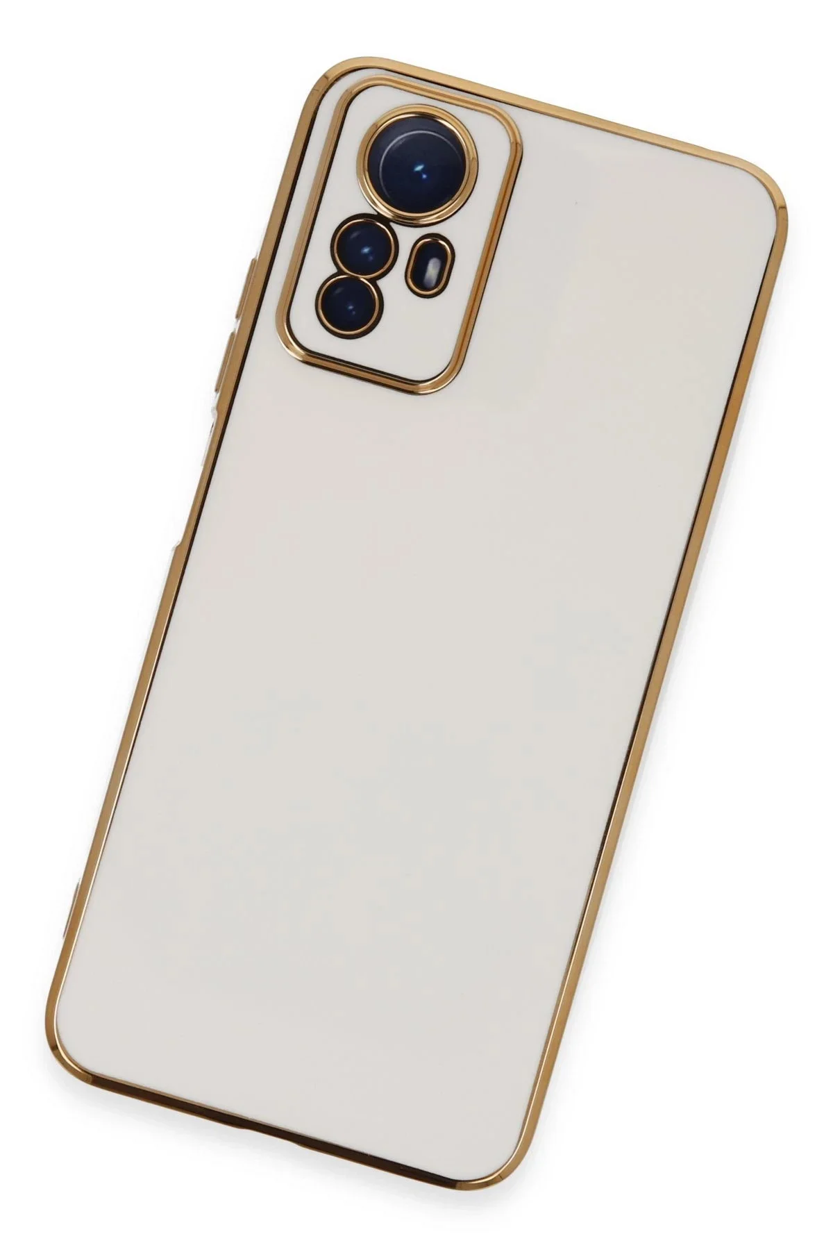Newface Xiaomi Redmi Note 12s Kılıf Volet Silikon - Beyaz