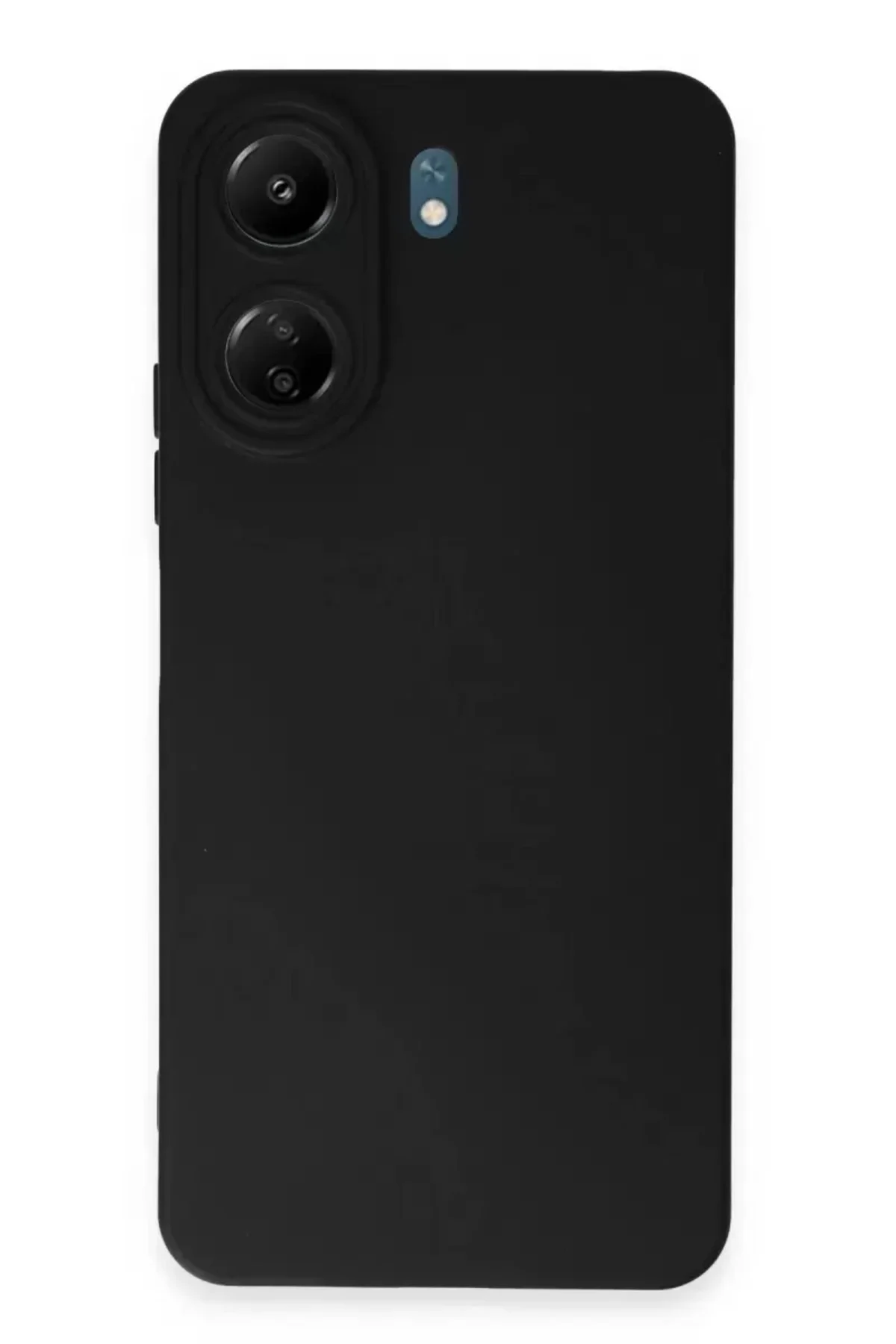 Newface Xiaomi Redmi 13c Kılıf Nano İçi Kadife Silikon - Siyah