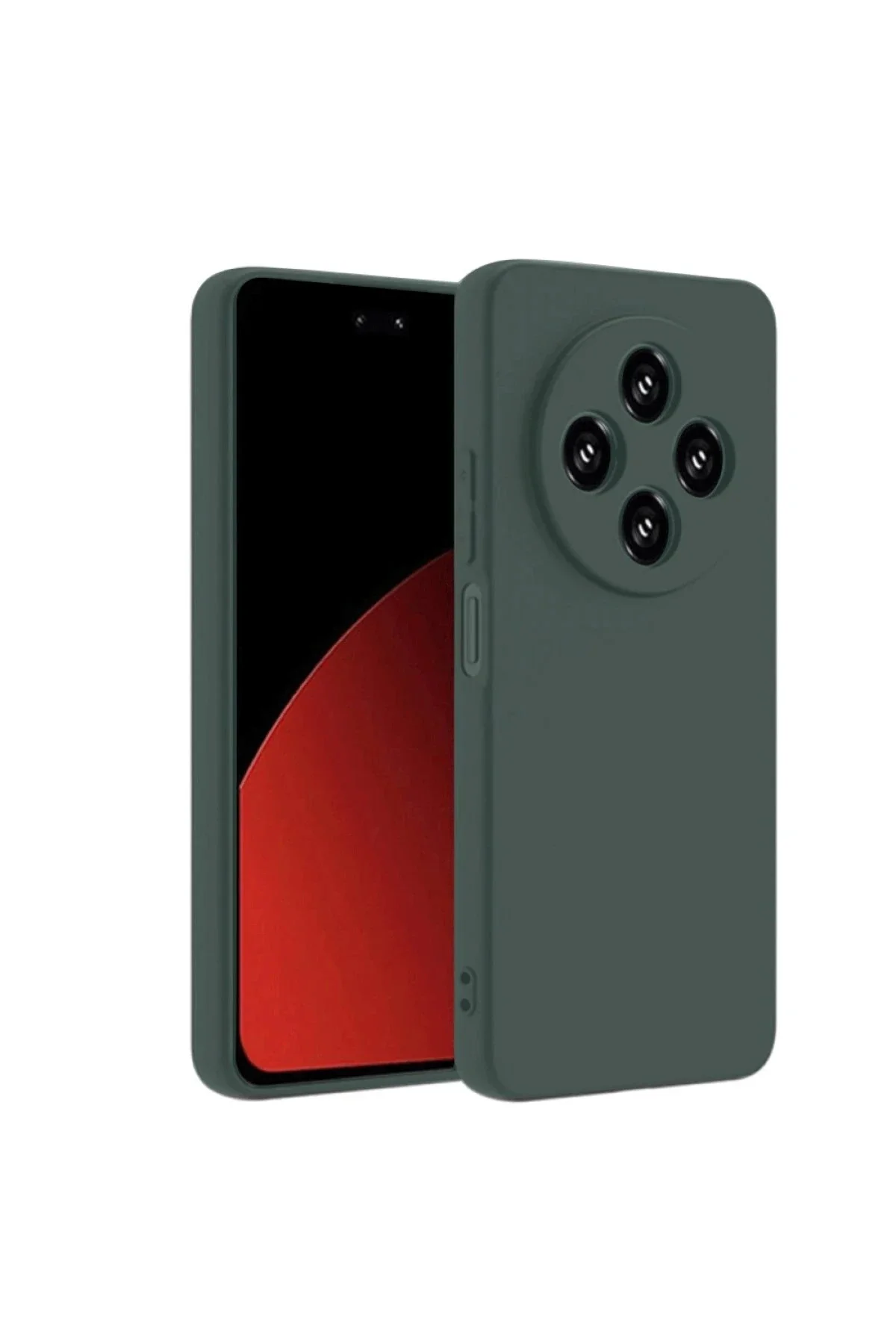 Newface Xiaomi Redmi 14c Kılıf First Silikon - Koyu Yeşil