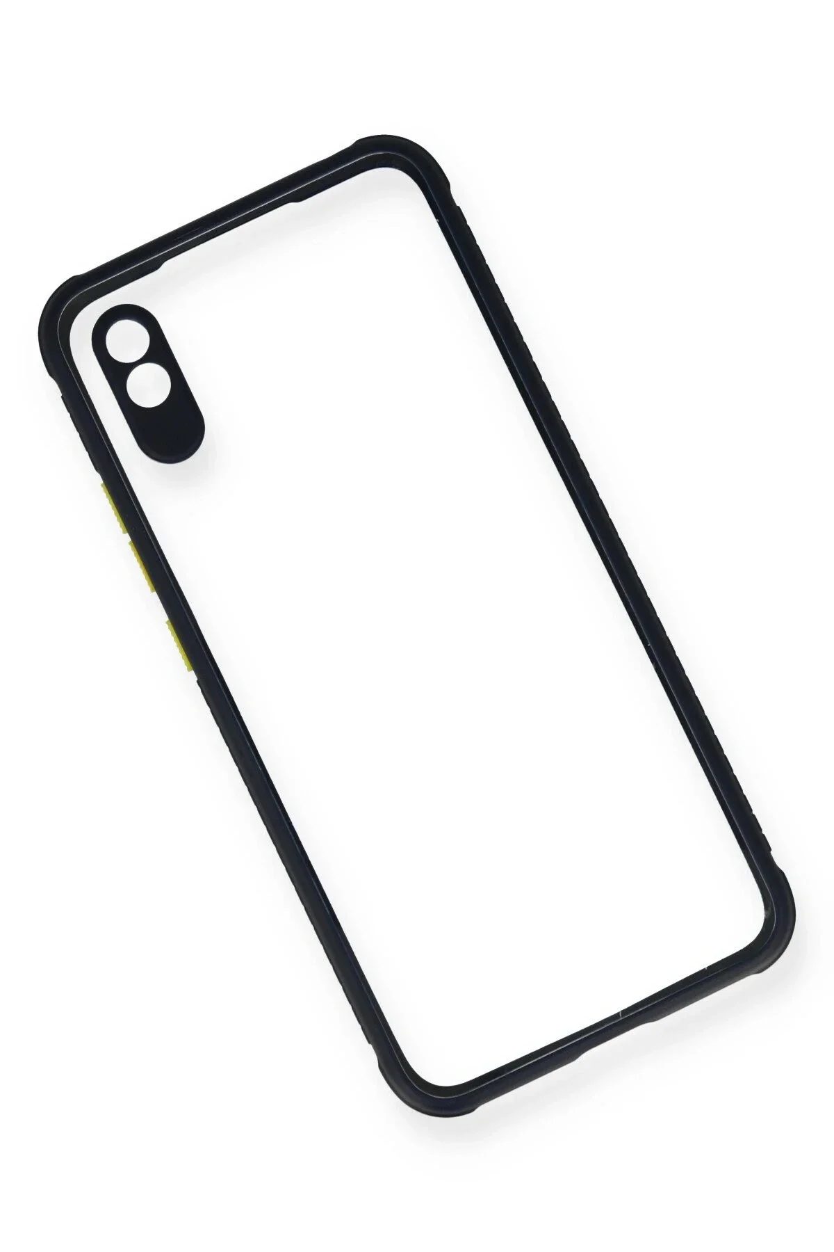Newface Xiaomi Redmi 9a Kılıf Miami Şeffaf Silikon - Lacivert