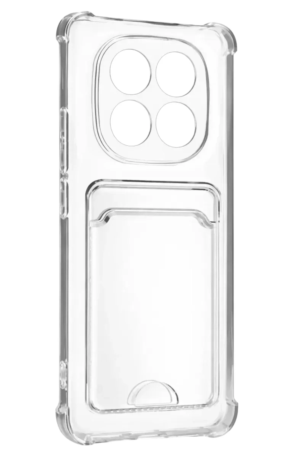 Newface Xiaomi Redmi Note 15 Pro 5g Kart Şeffaf Silikon - Şeffaf