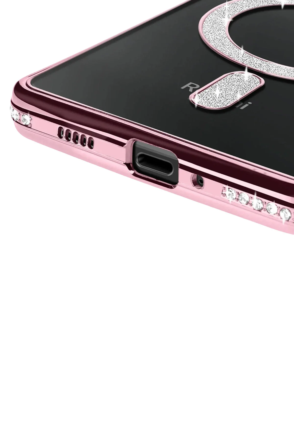 Newface Xiaomi Redmi 14c Joke Simli Magneticsafe Kılıf - Pembe