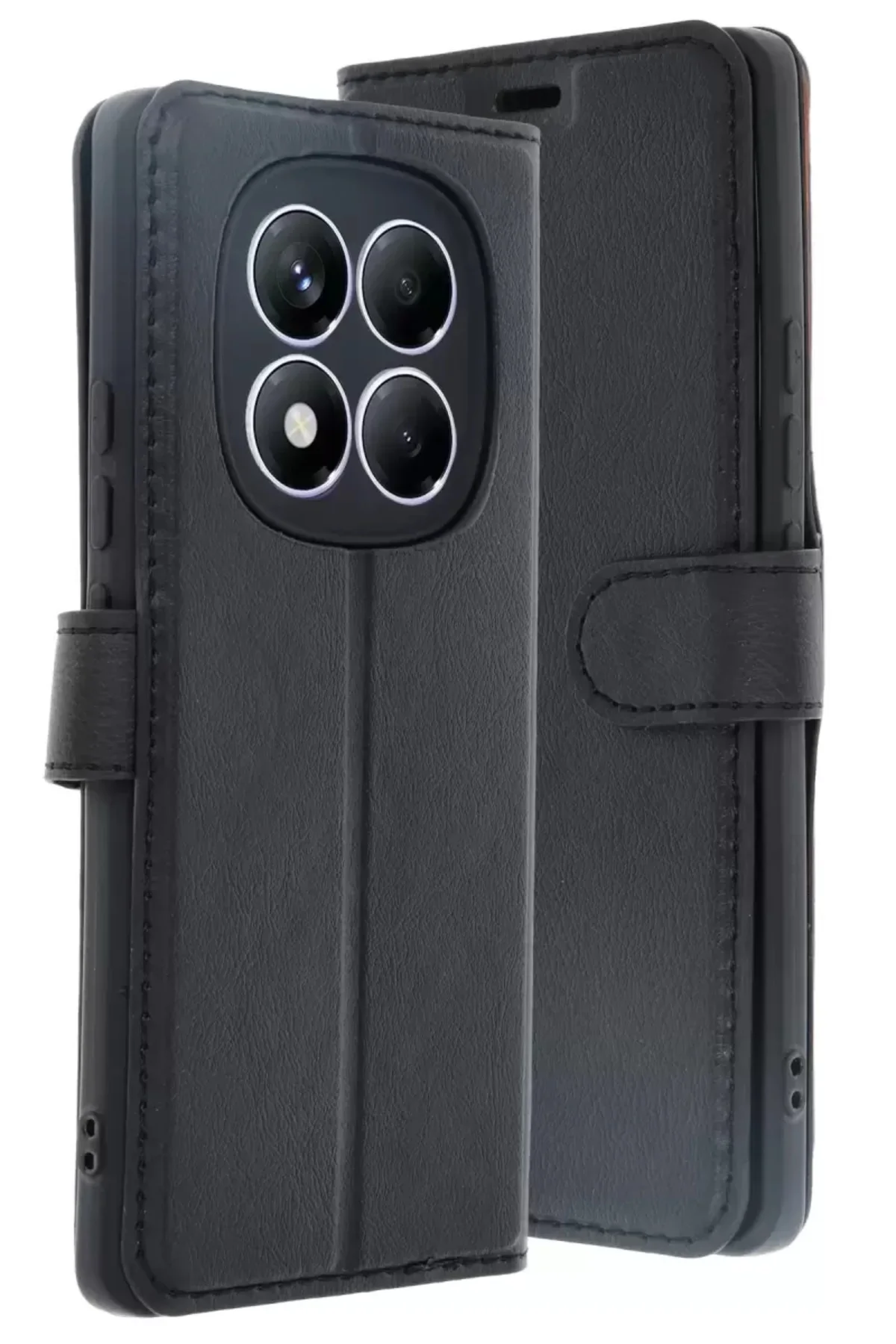 Newface Xiaomi Redmi Note 14 Pro 4g Kılıf Trend S Plus Kapaklı Kılıf - Siyah