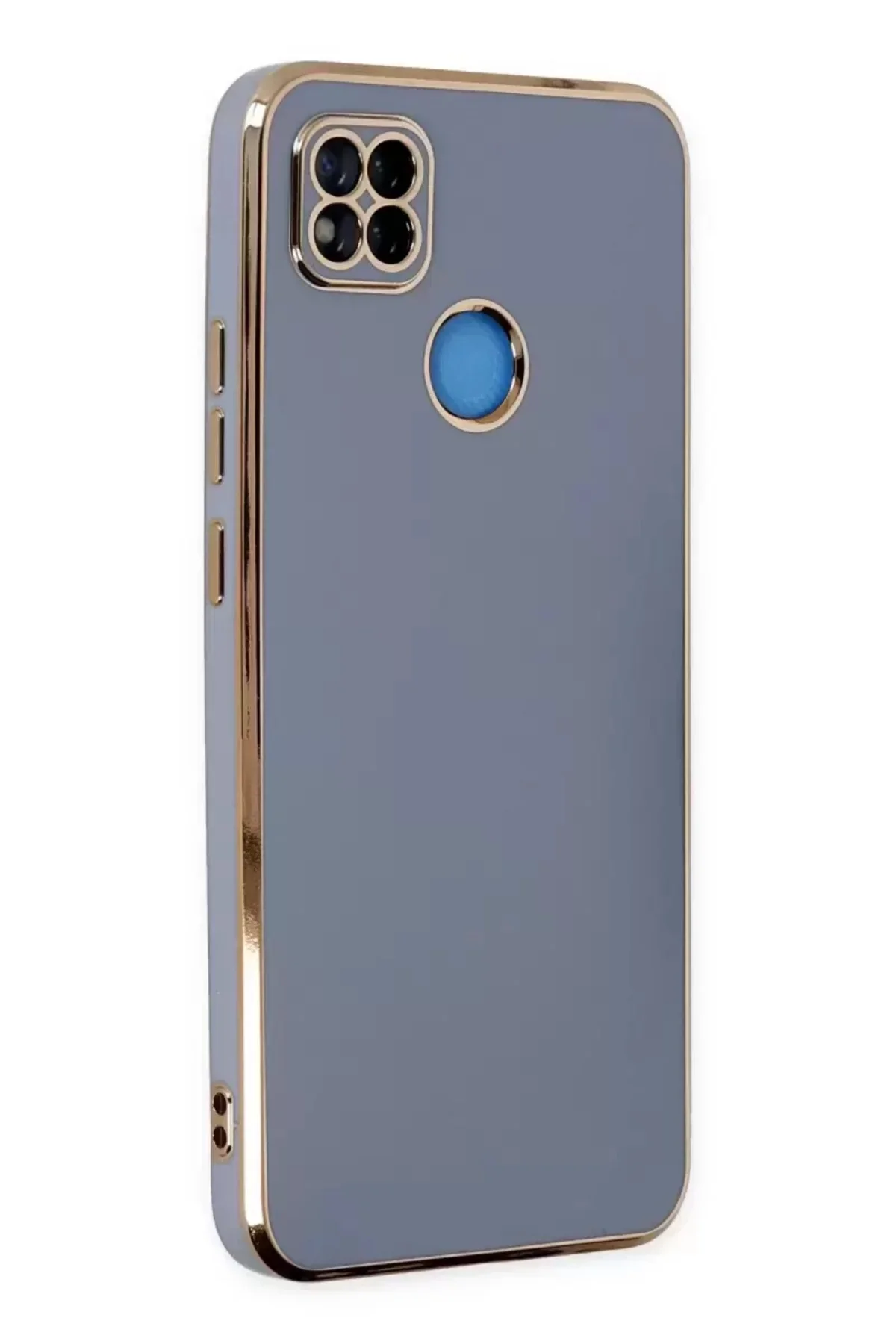 Newface Xiaomi Redmi 9c Kılıf Volet Silikon - Mavi