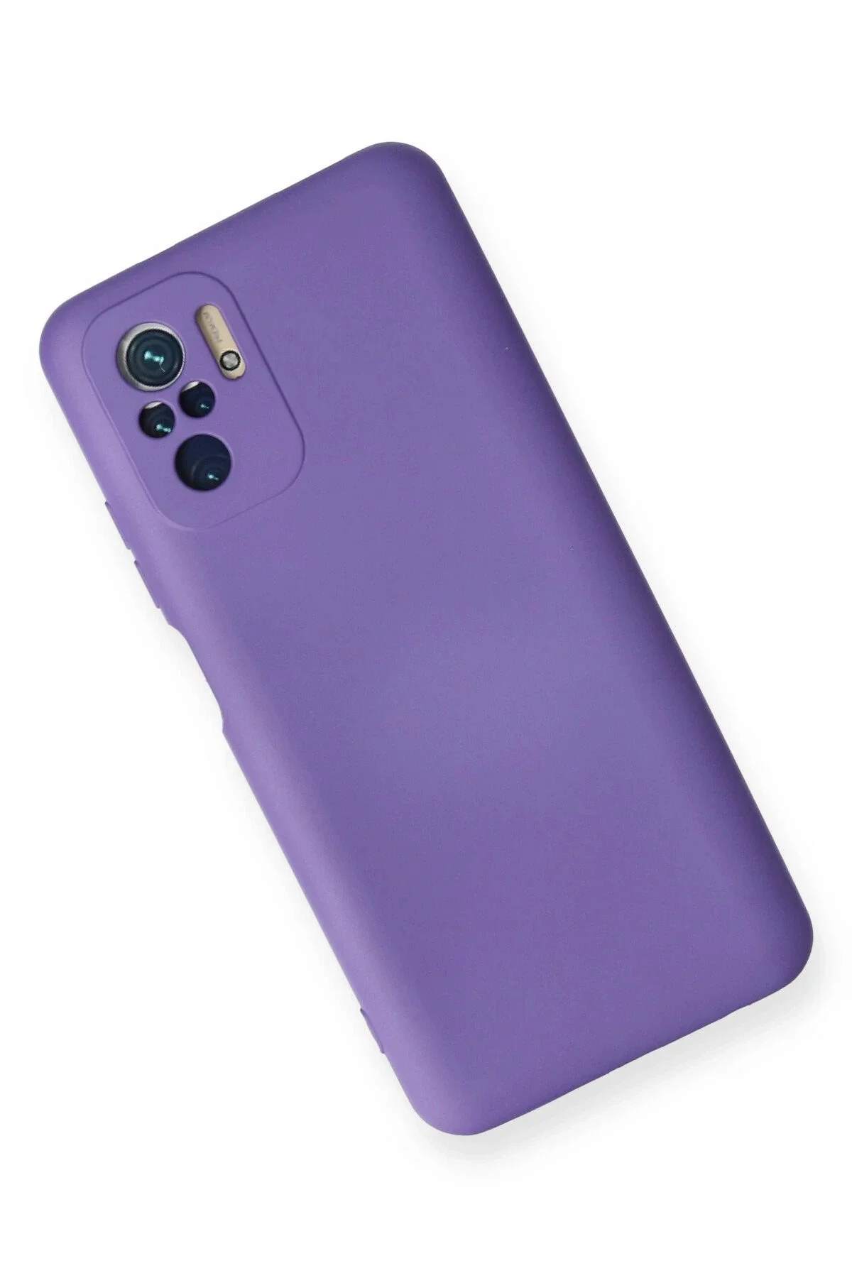 Newface Xiaomi Redmi Note 10 Kılıf Nano İçi Kadife Silikon - Mor