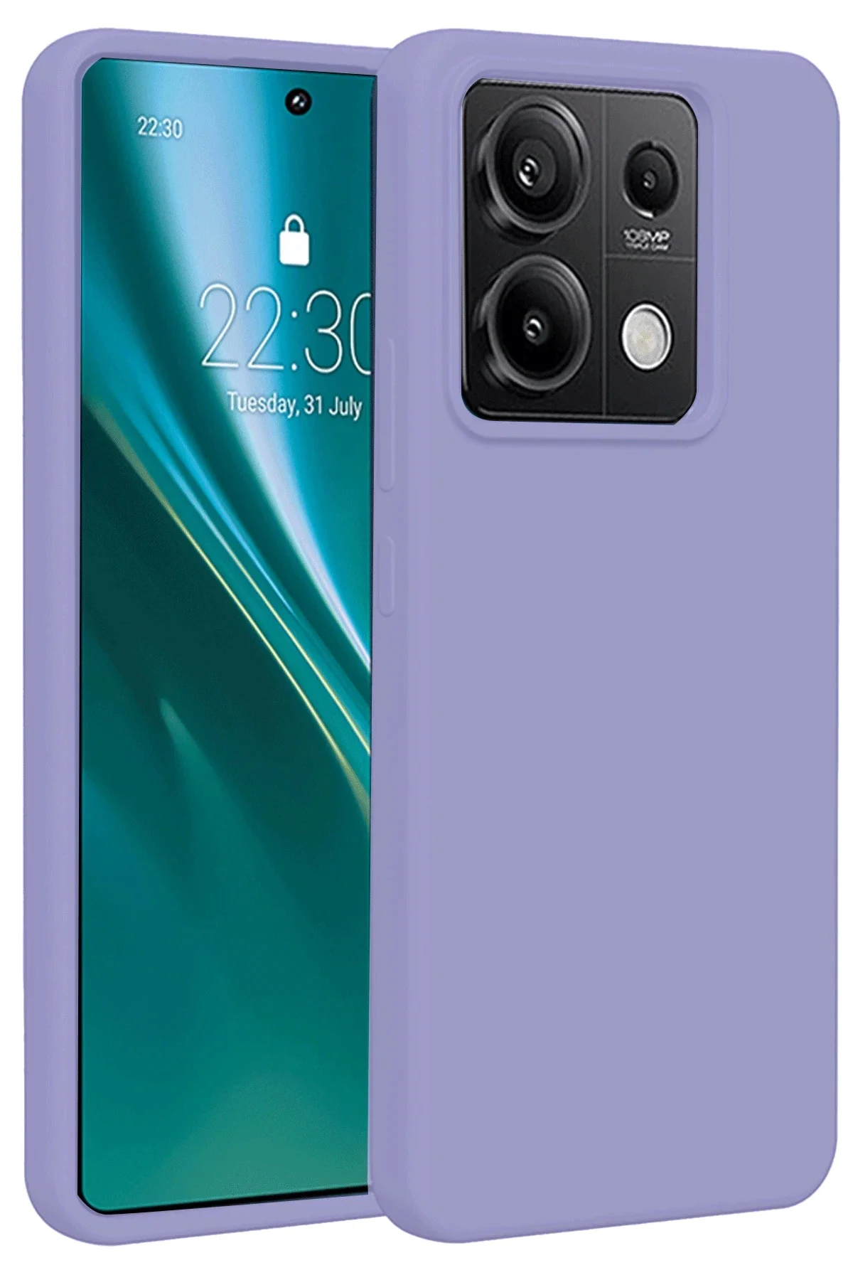 Newface Xiaomi Redmi Note 13 Pro 4g Kılıf First Silikon - Lila