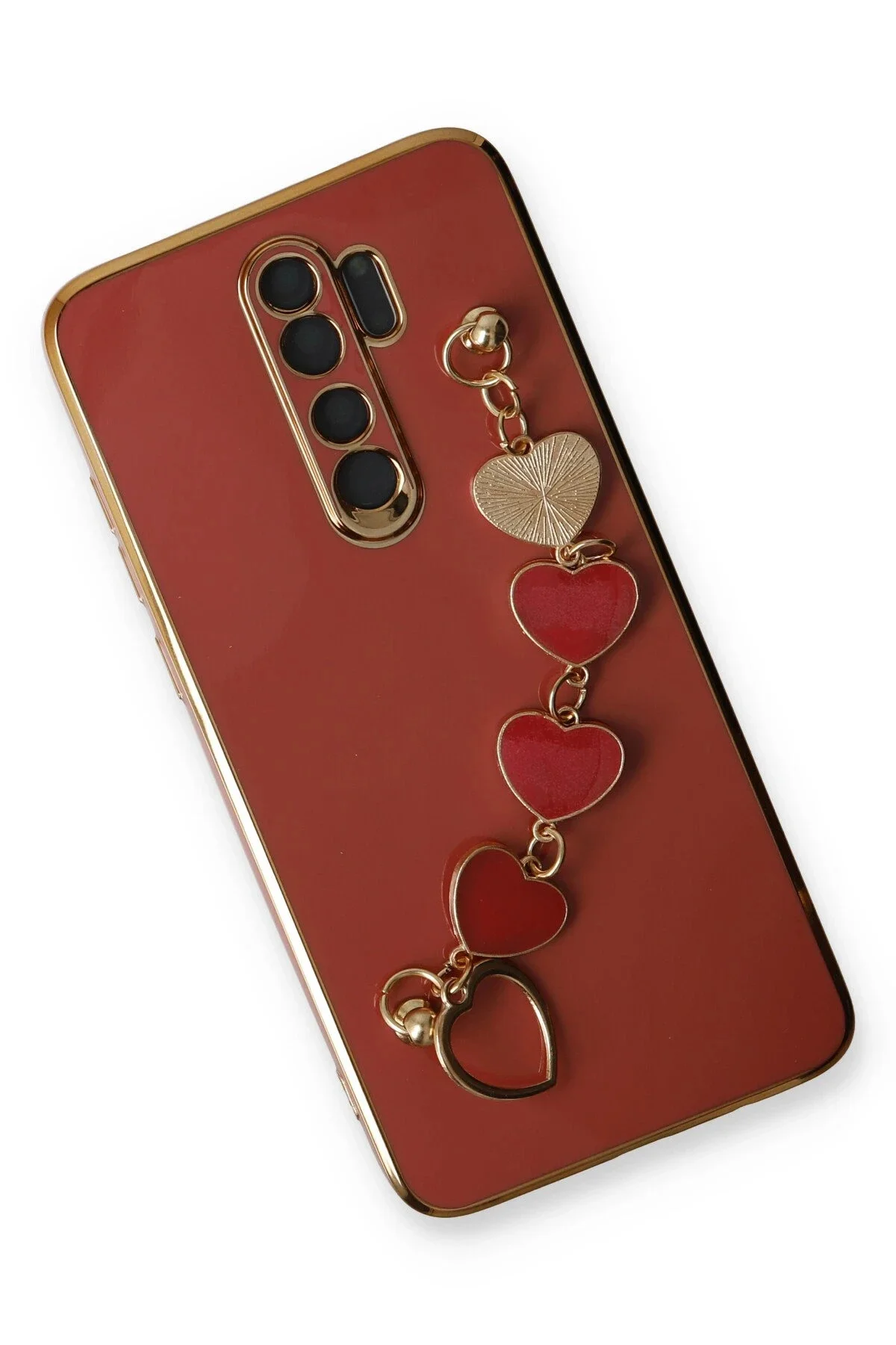 Newface Xiaomi Redmi Note 8 Pro Kılıf Esila Silikon - Kırmızı