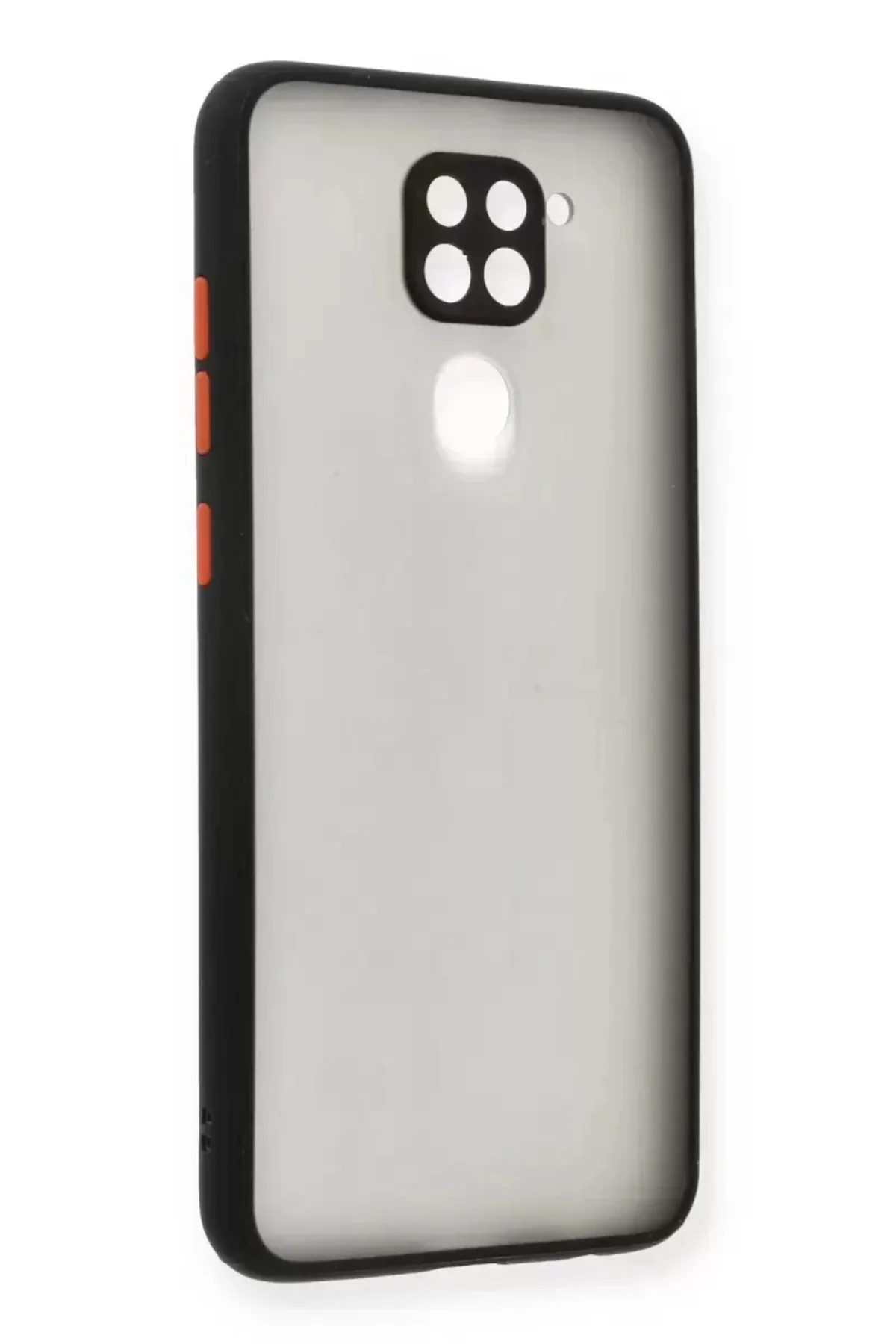Newface Xiaomi Redmi Note 9 Kılıf Montreal Silikon Kapak - Siyah