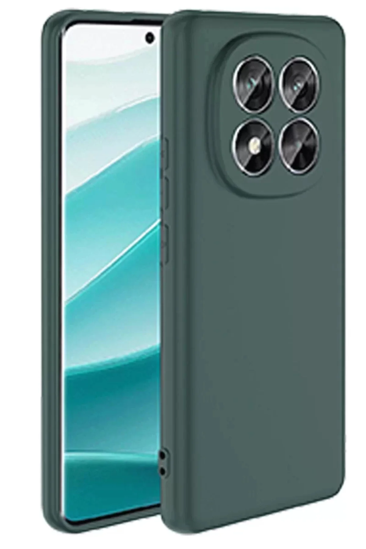 Newface Xiaomi Redmi Note 14 Pro 4g Kılıf First Silikon - Koyu Ye