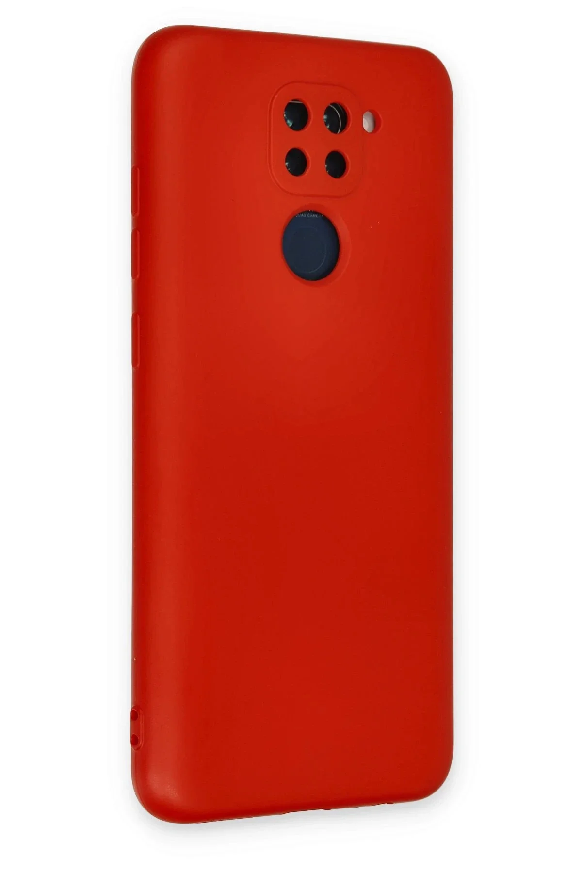 Newface Xiaomi Redmi Note 9 Kılıf Nano İçi Kadife Silikon - Kırmı