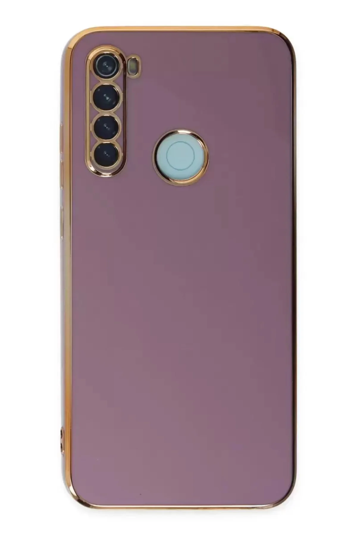 Newface Xiaomi Redmi Note 8 Kılıf Volet Silikon - Mor