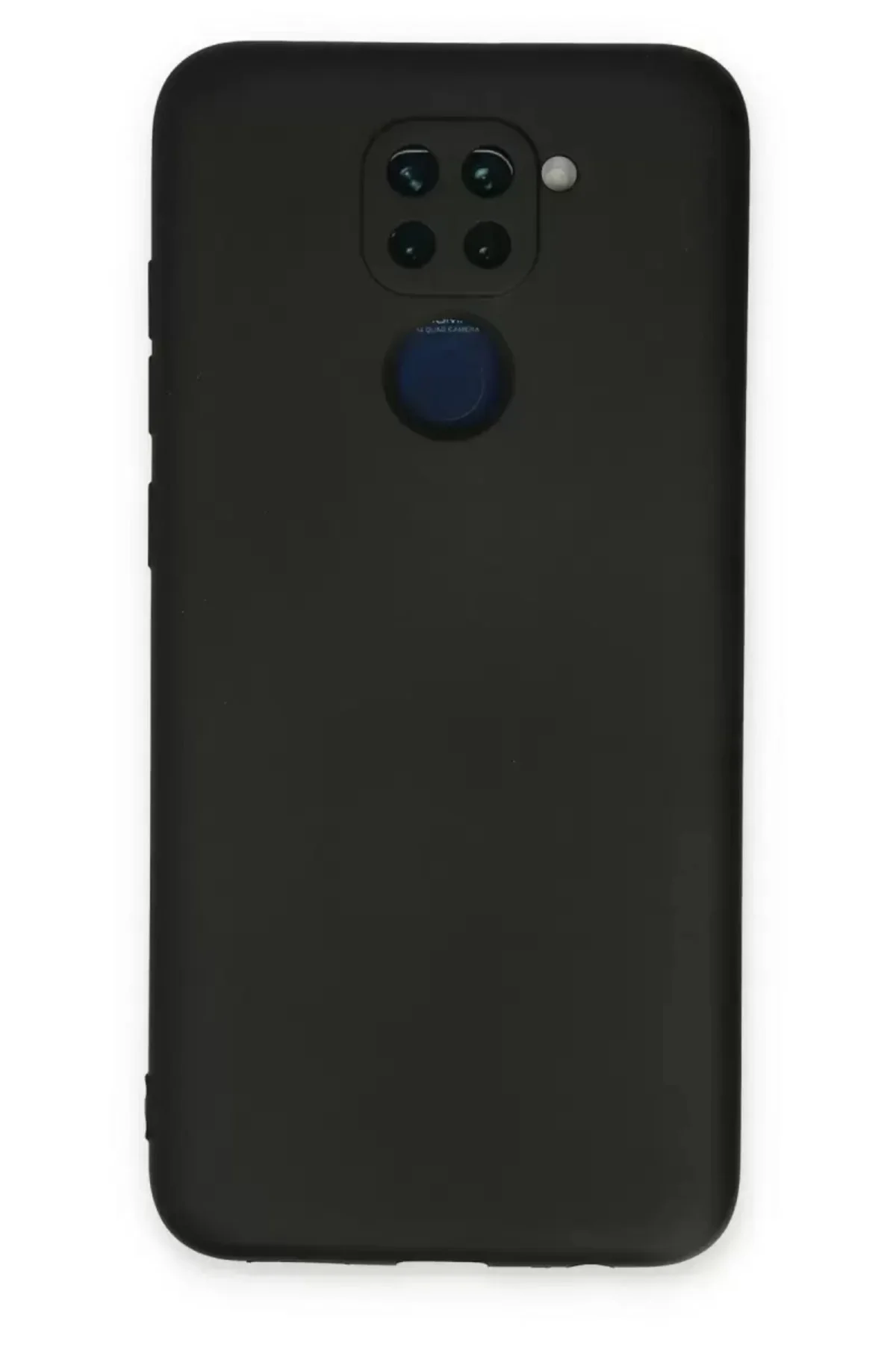 Newface Xiaomi Redmi Note 9 Kılıf Nano İçi Kadife Silikon - Siyah