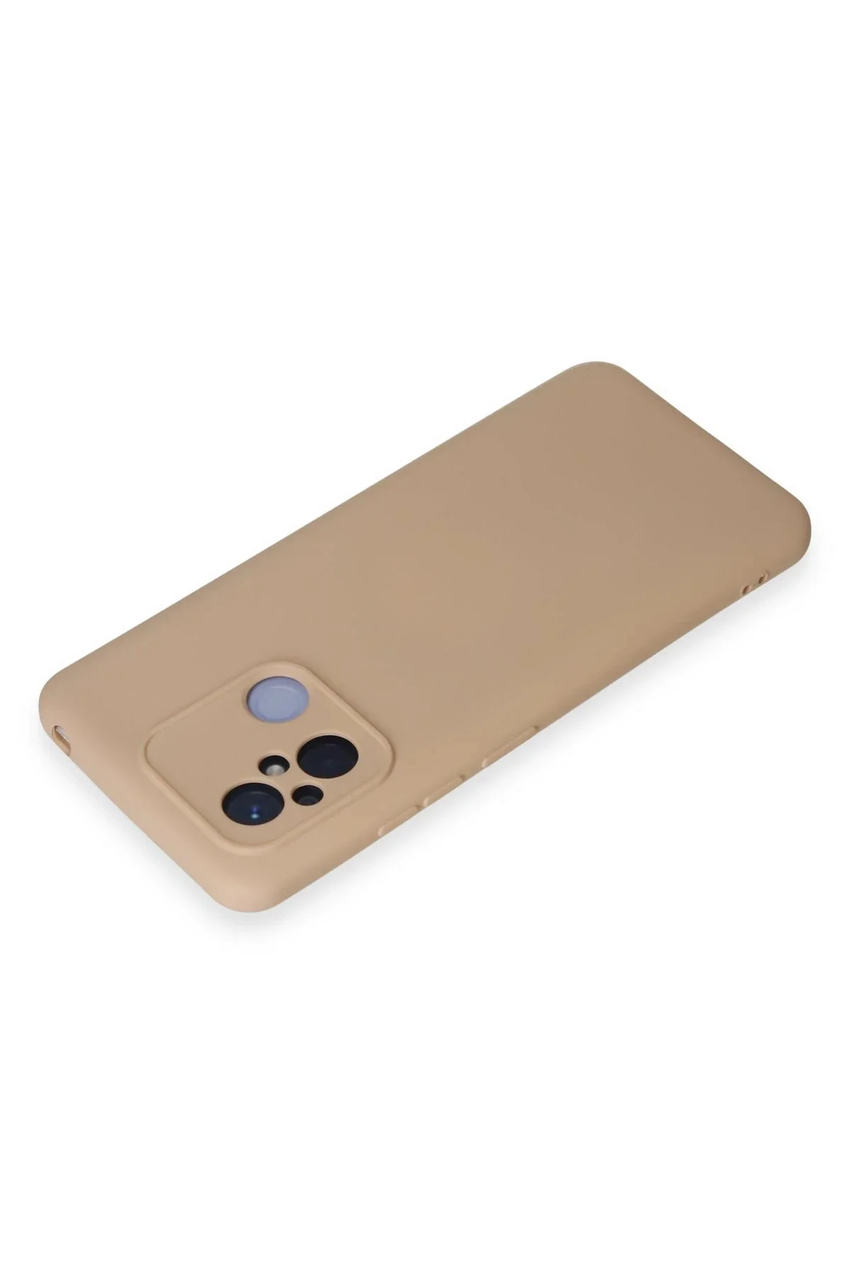 Newface Xiaomi Redmi 12c Kılıf Nano İçi Kadife Silikon - Pudra