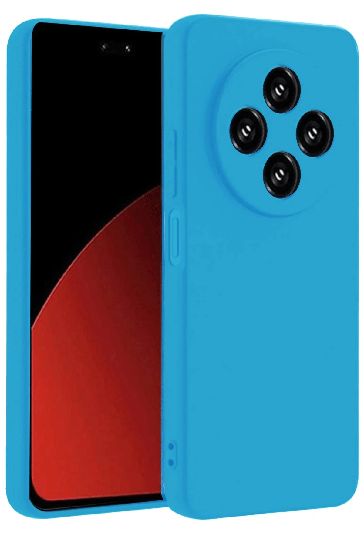 Newface Xiaomi Redmi 14c Kılıf Nano İçi Kadife Silikon - Mavi