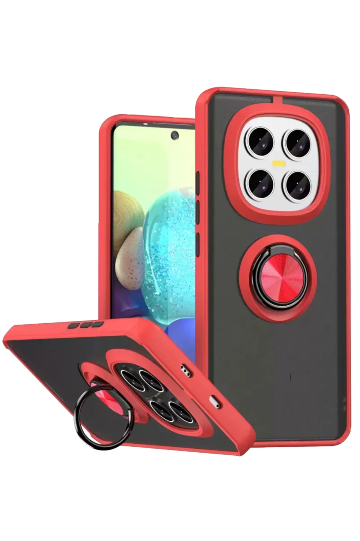 Newface Xiaomi Redmi Note 15 4g Montreal Yüzüklü Silikon Kapak - 