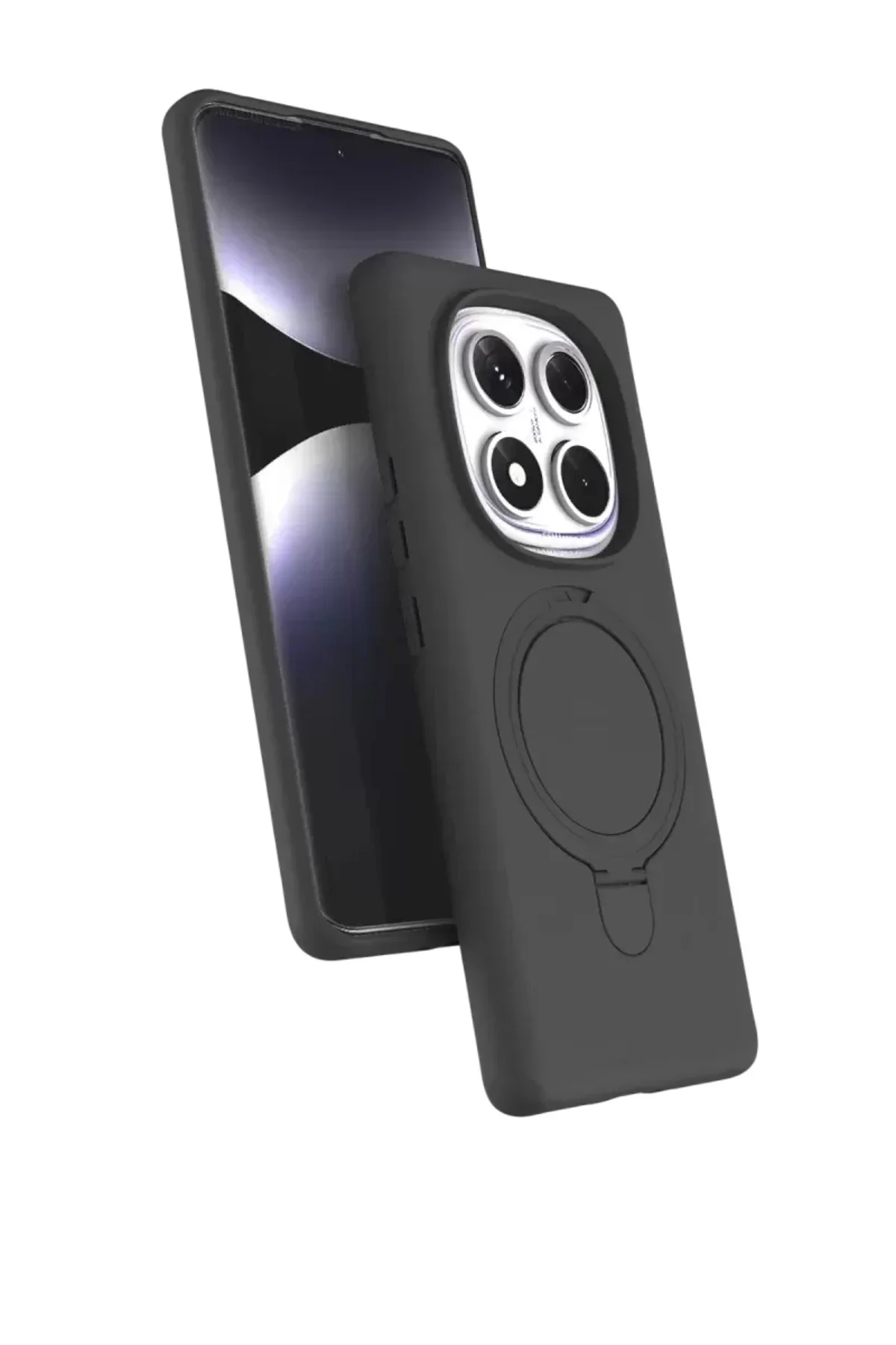 Newface Xiaomi Redmi Note 14 Pro 4g Regal Magsafe Standlı Kapak - Titan Gri