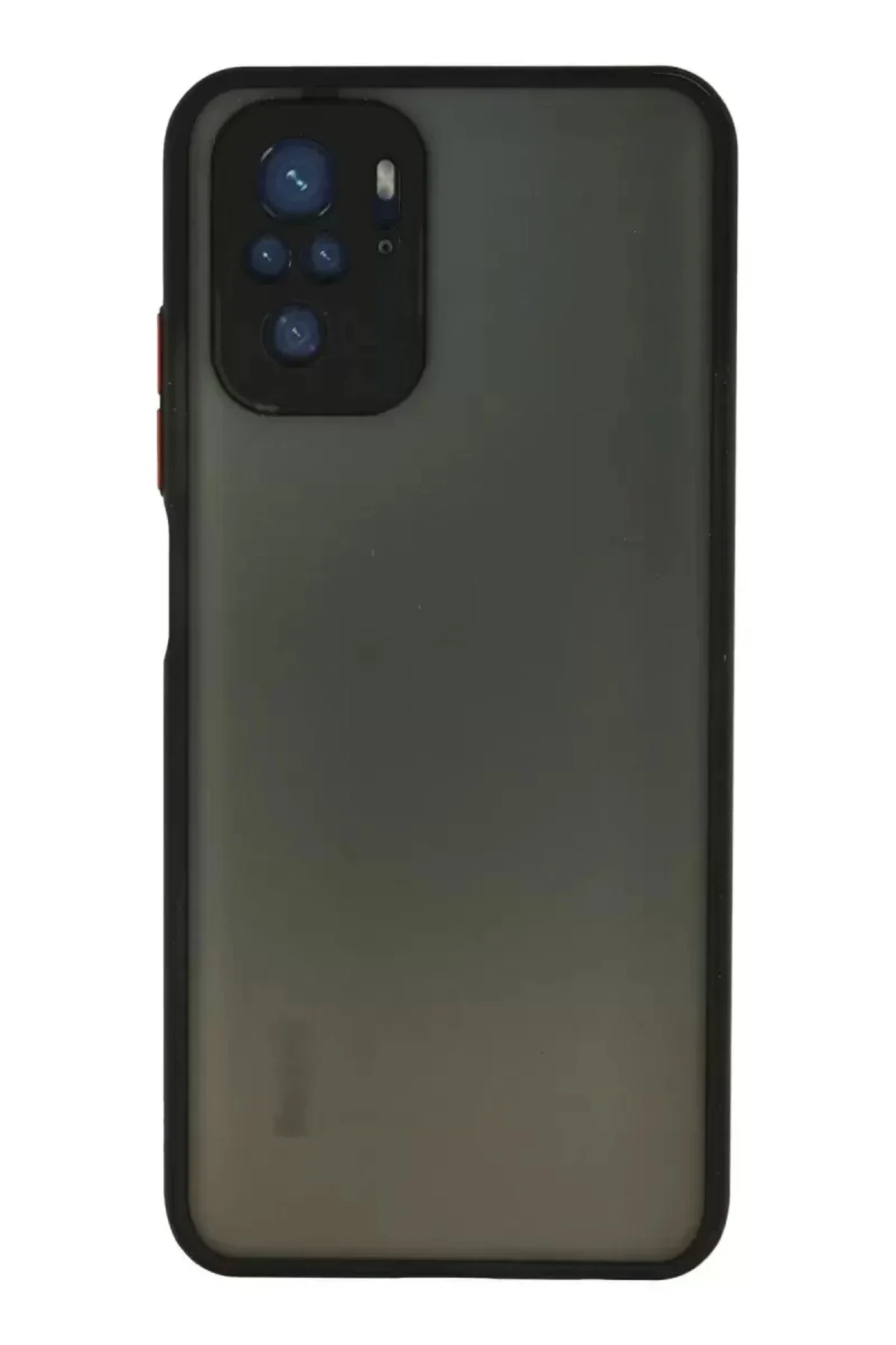Newface Xiaomi Redmi Note 10 Kılıf Montreal Silikon Kapak - Siyah
