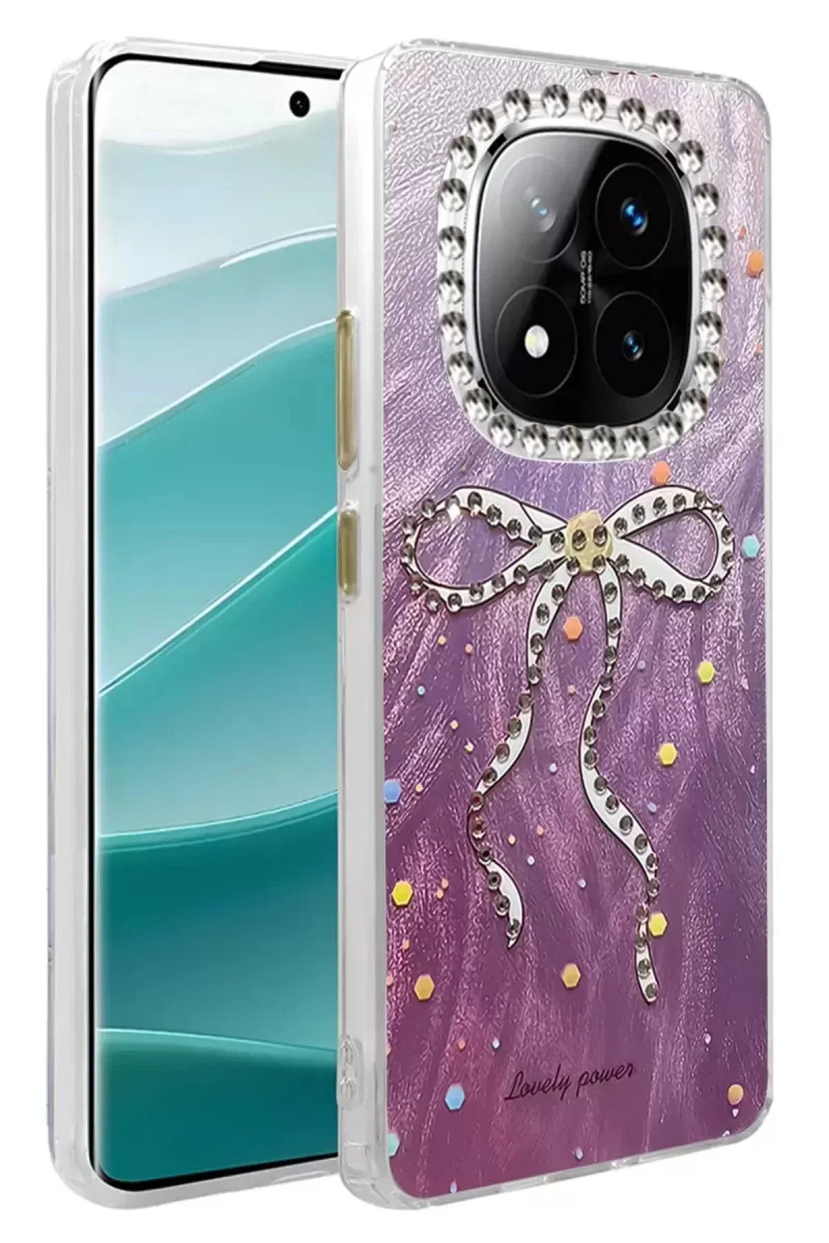 Newface Xiaomi Redmi Note 14 Pro 4g Kılıf Blade Aynalı Desenli Ka