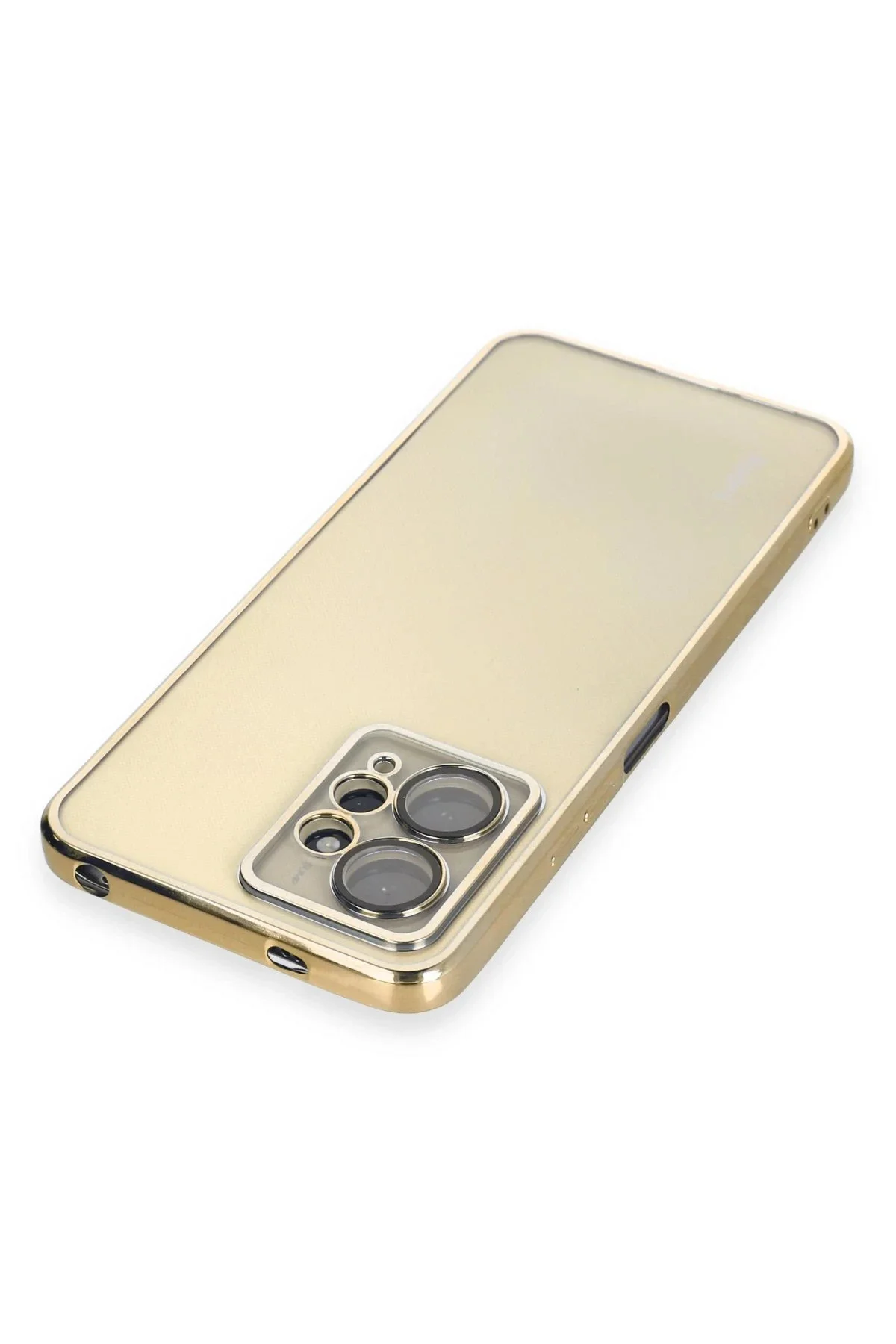 Newface Xiaomi Redmi Note 12 4g Kılıf Razer Lensli Silikon - Gold