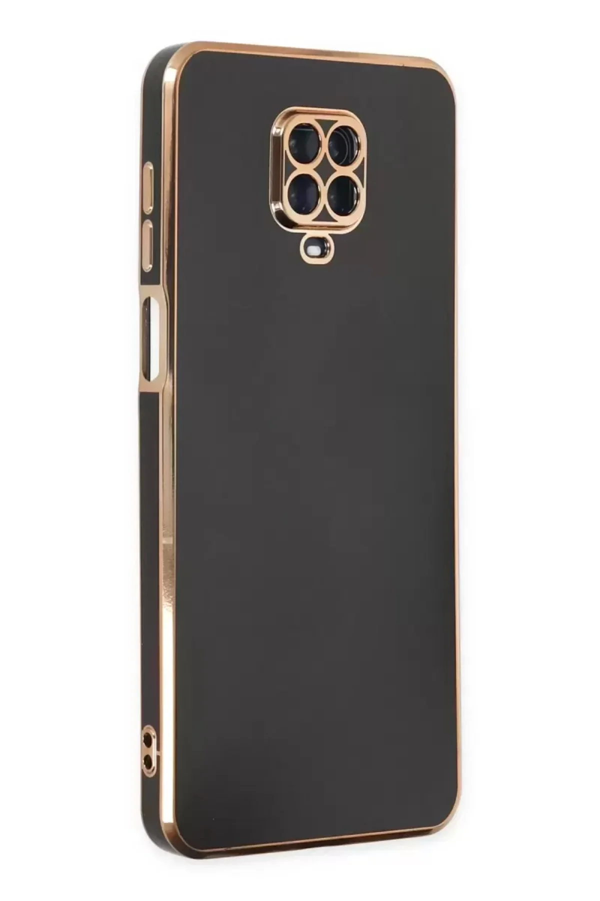 Newface Xiaomi Redmi Note 9 Pro Kılıf Volet Silikon - Siyah