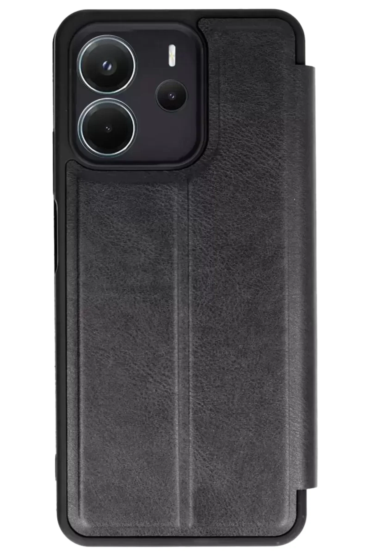 Newface Xiaomi Redmi Note 14 4g Kılıf Flip Cover - Siyah