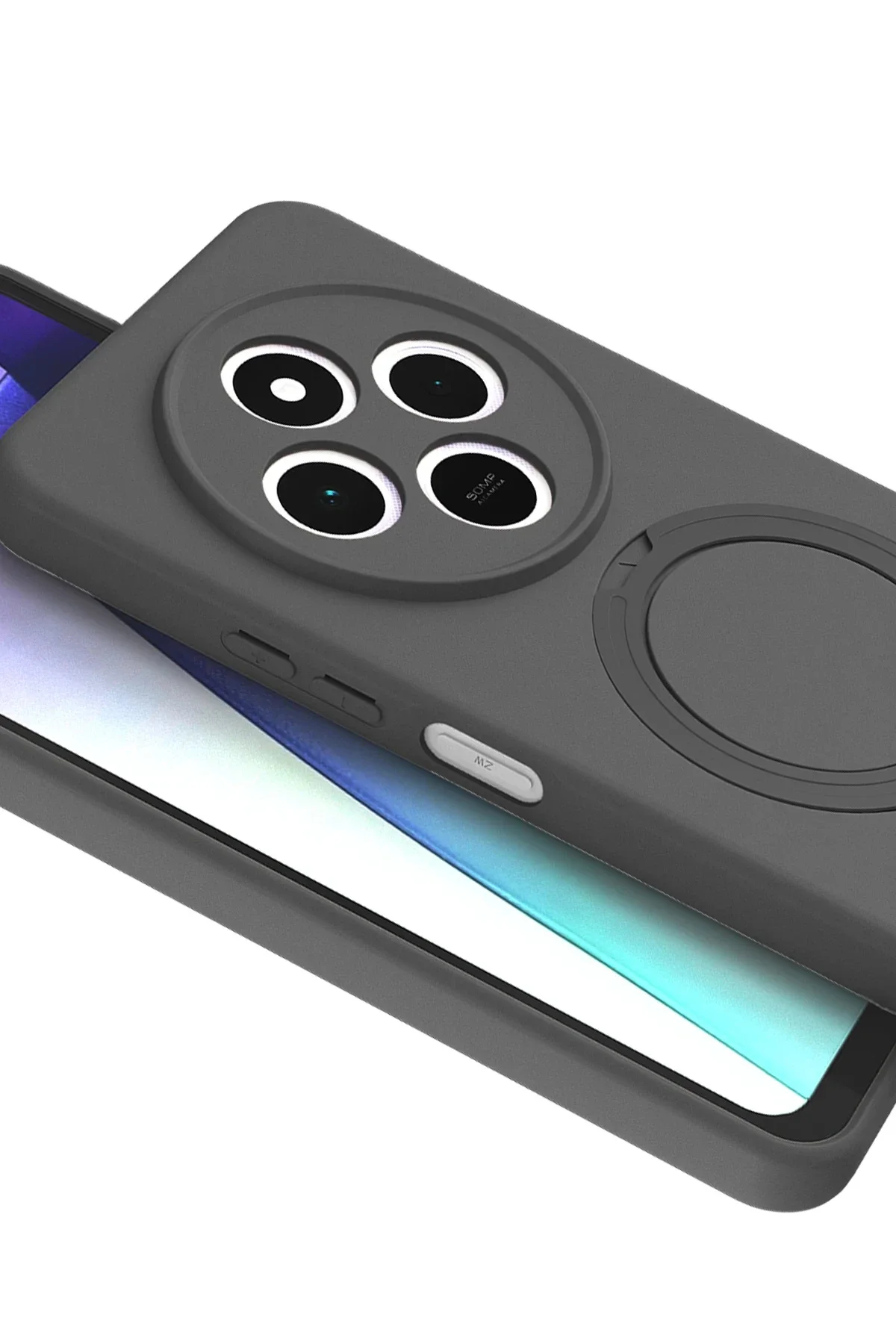 Newface Xiaomi Redmi 14c Regal Magsafe Standlı Kapak - Titan Gri