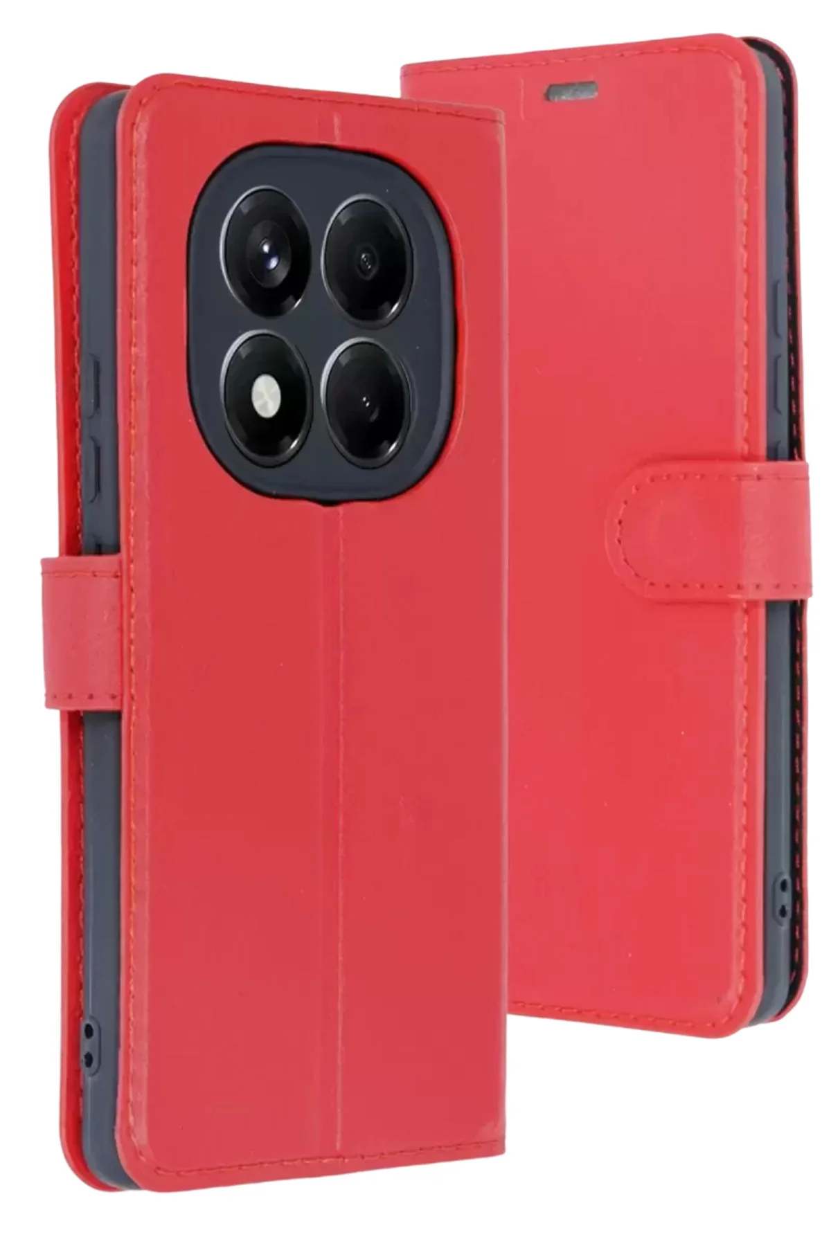 Newface Xiaomi Redmi Note 15 Pro 5g Trend S Plus Kapaklı Kılıf - Kırmızı